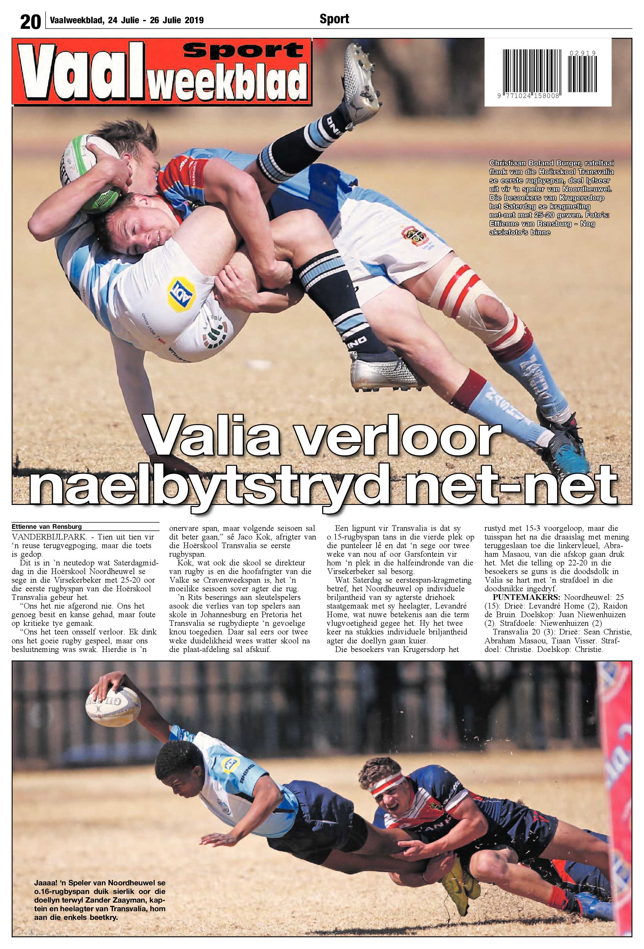 Vaalweekblad 24 – 26 Julie 2019 page 20