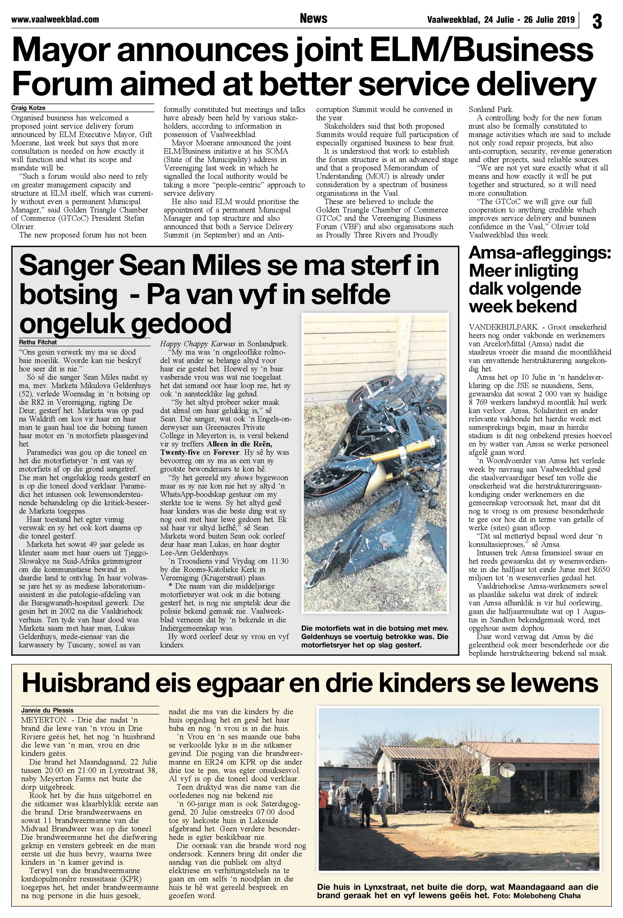 Vaalweekblad 24 – 26 Julie 2019 page 3