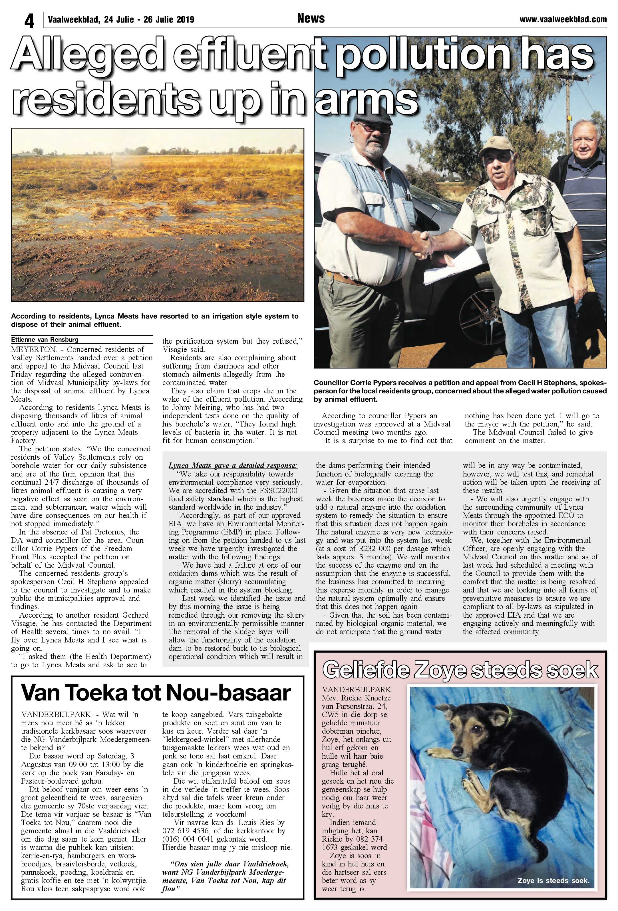 Vaalweekblad 24 – 26 Julie 2019 page 4