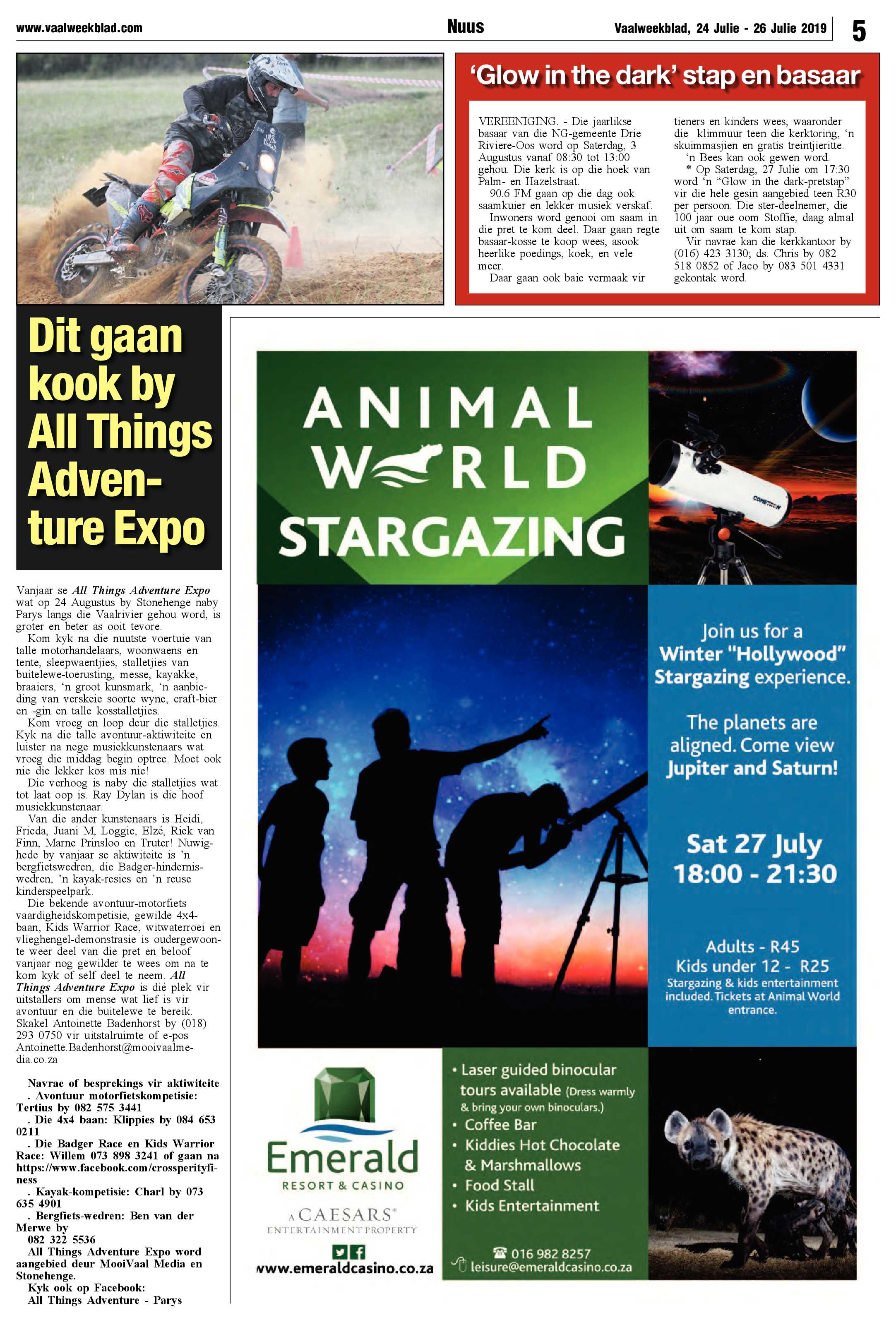 Vaalweekblad 24 – 26 Julie 2019 page 5