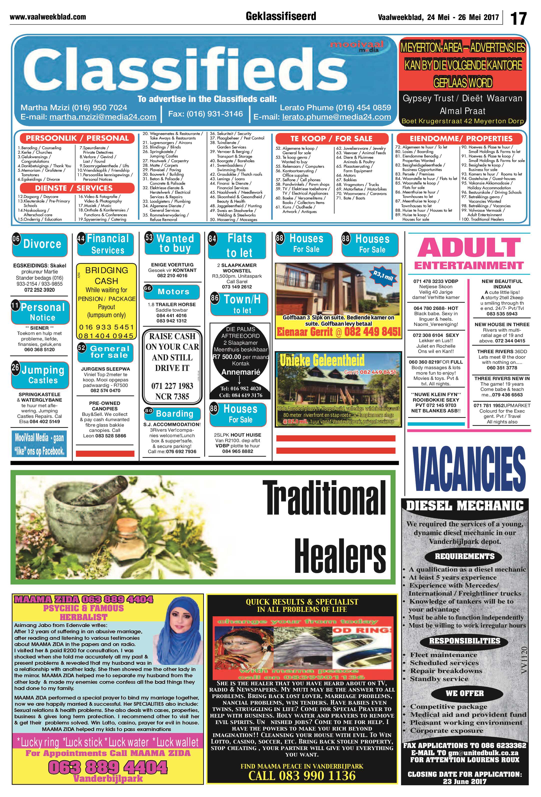 Vaalweekblad 24 – 26 Mei 2017 page 17