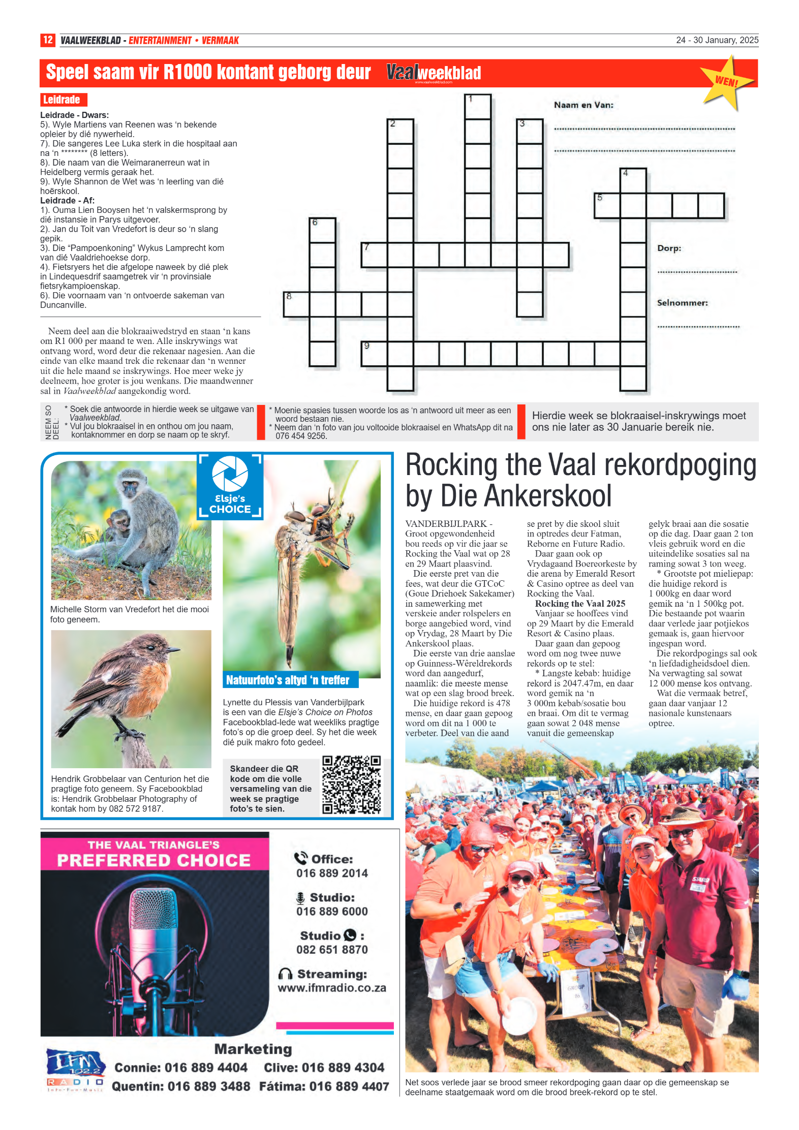 Vaalweekblad 24 – 30 January, 2025 page 12