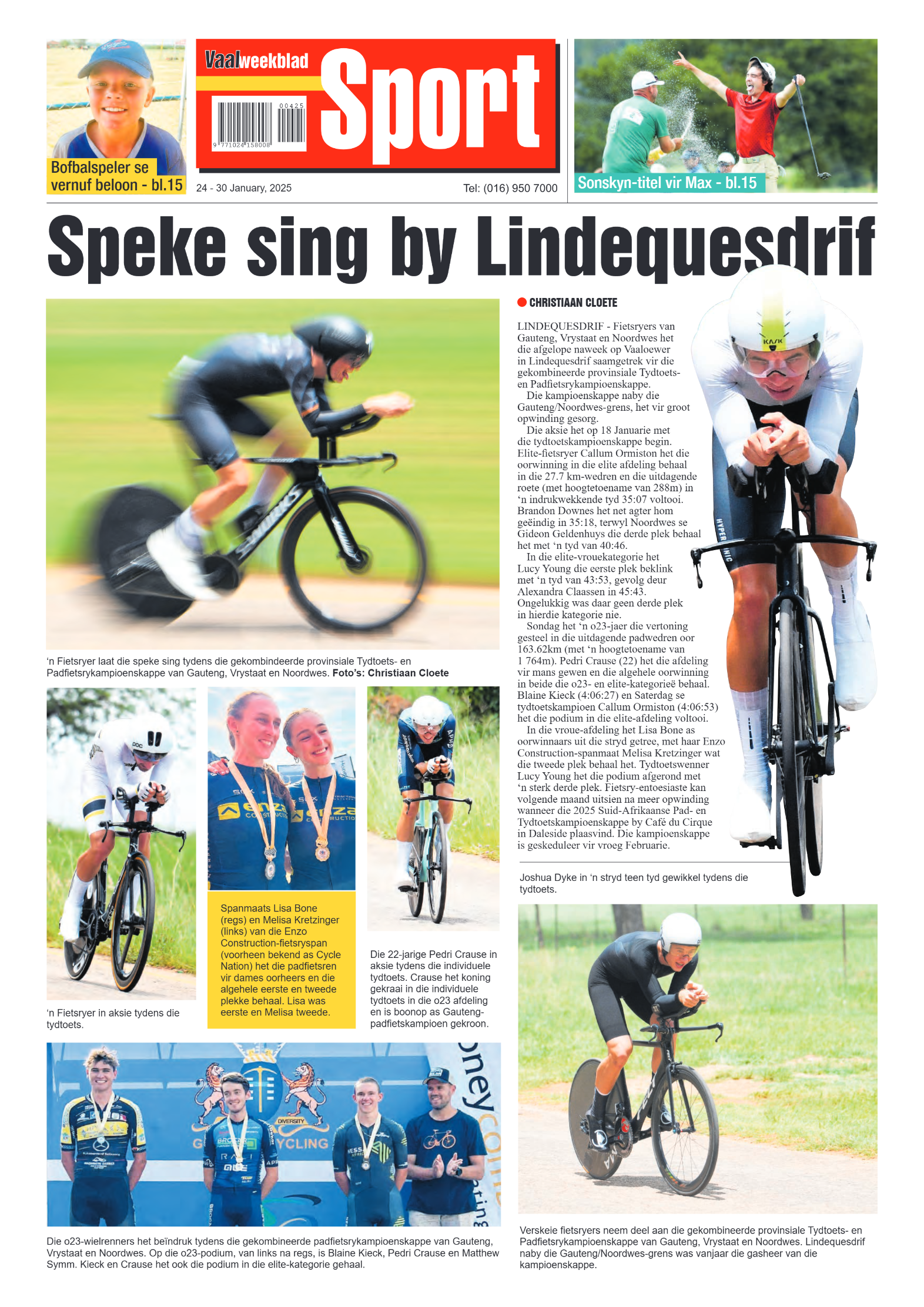 Vaalweekblad 24 – 30 January, 2025 page 16