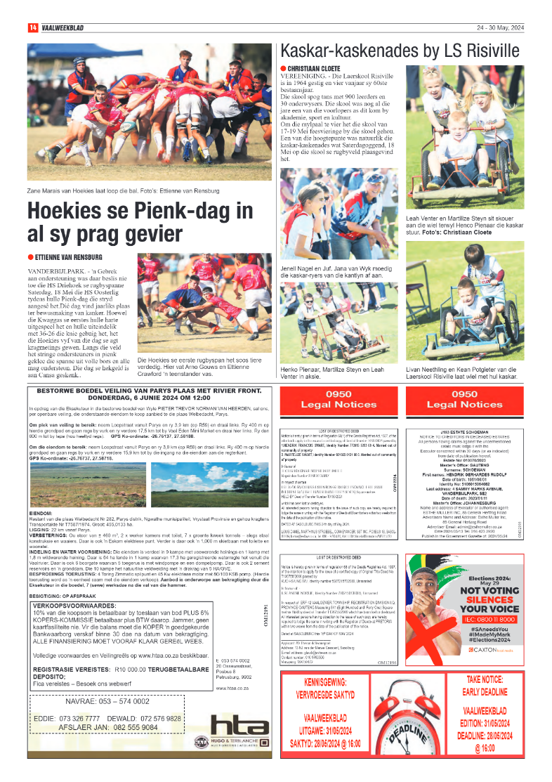 Vaalweekblad 24 – 30 May, 2024 page 14