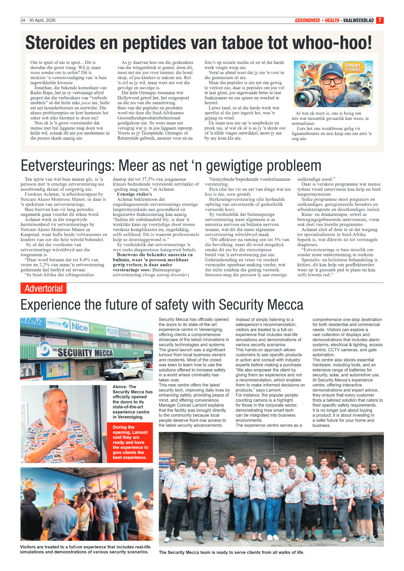 Vaalweekblad – 24 April 2026 page 7