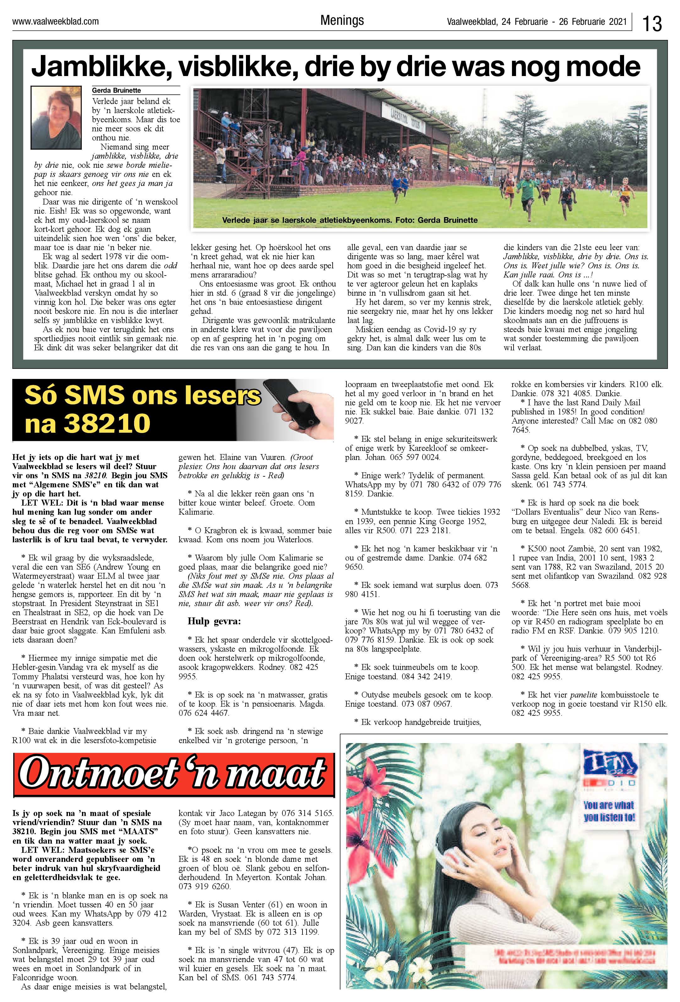 Vaalweekblad 24 Februarie 2021 page 13