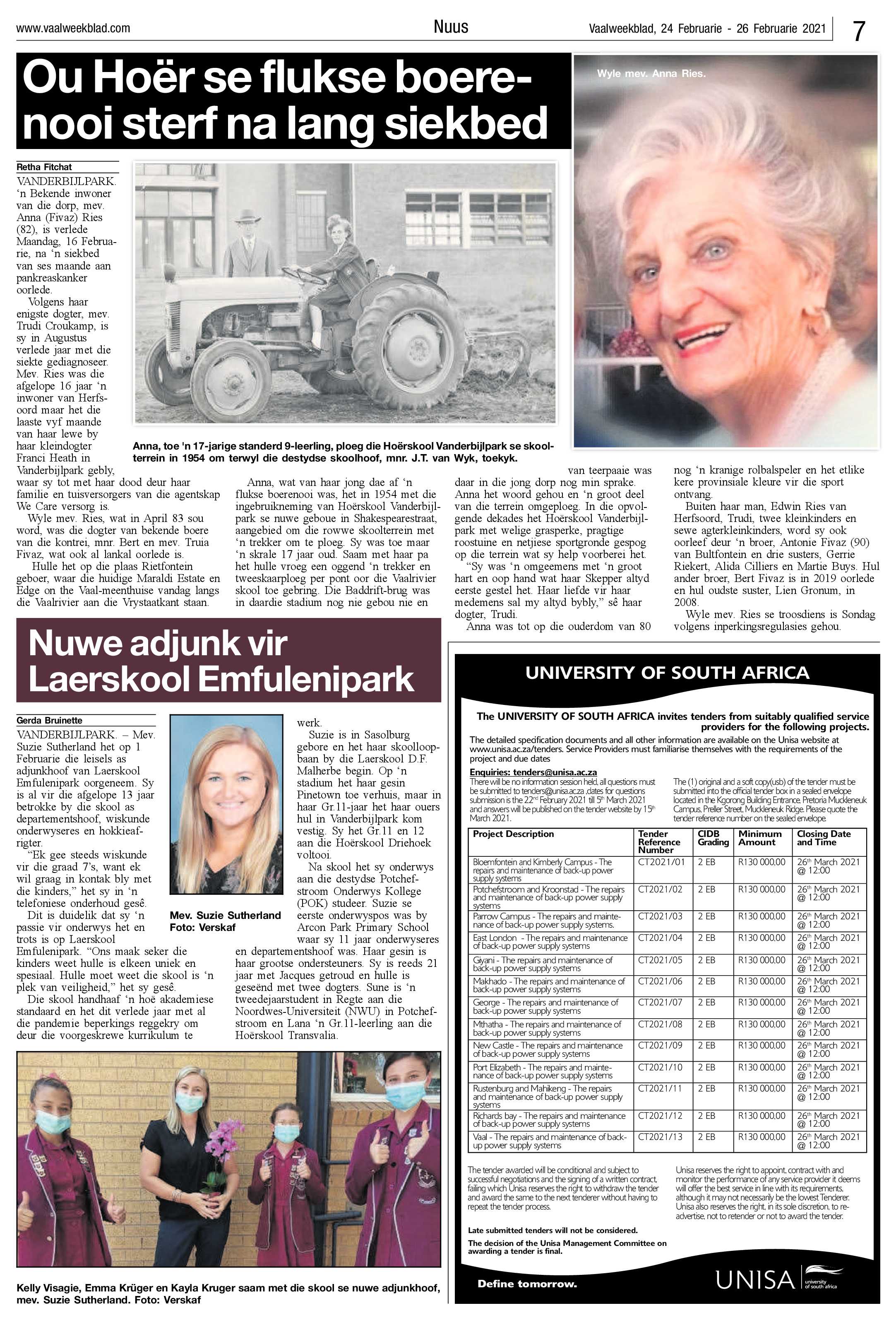 Vaalweekblad 24 Februarie 2021 page 7