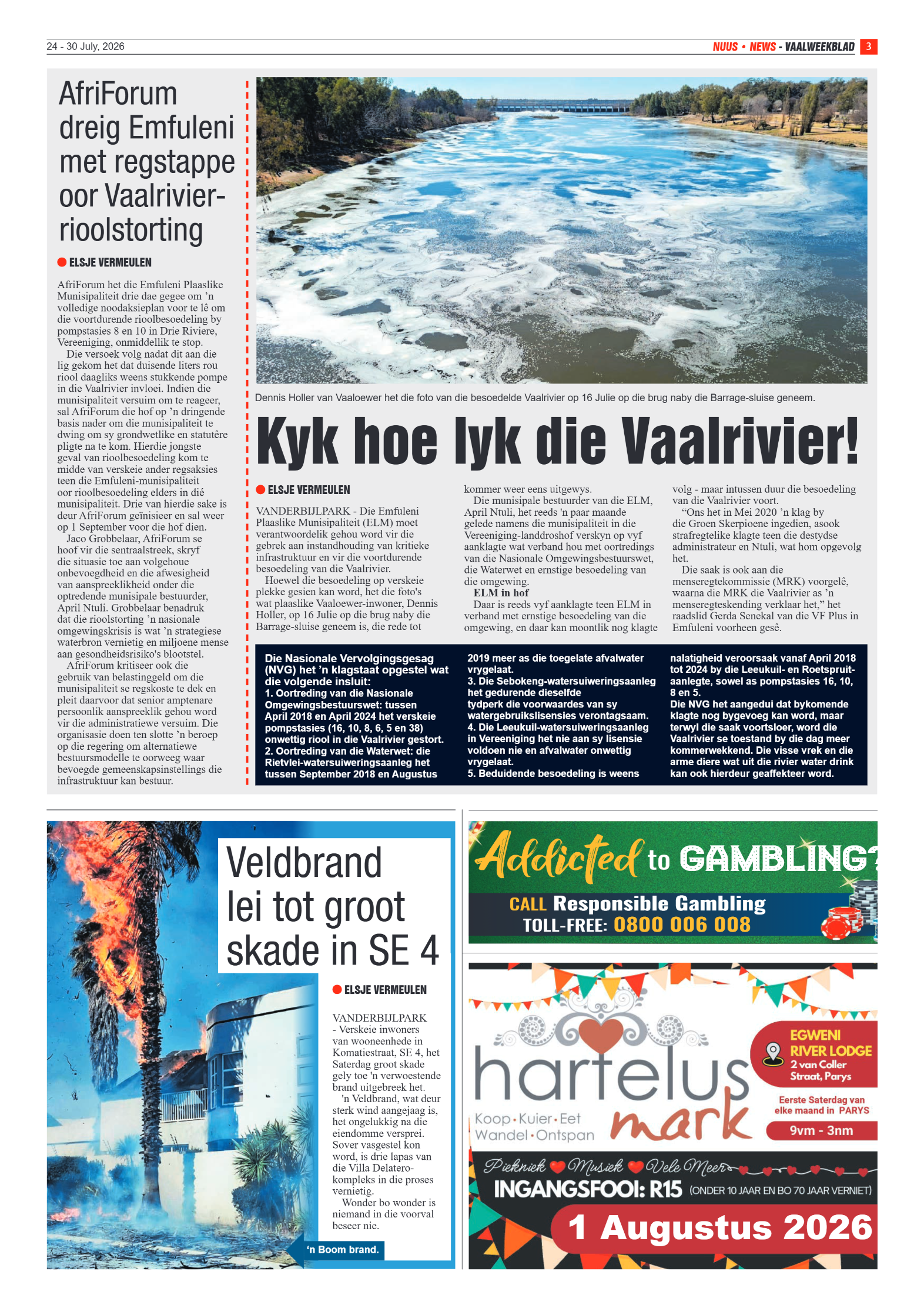 Vaalweekblad – 24 Julie 2026 page 3