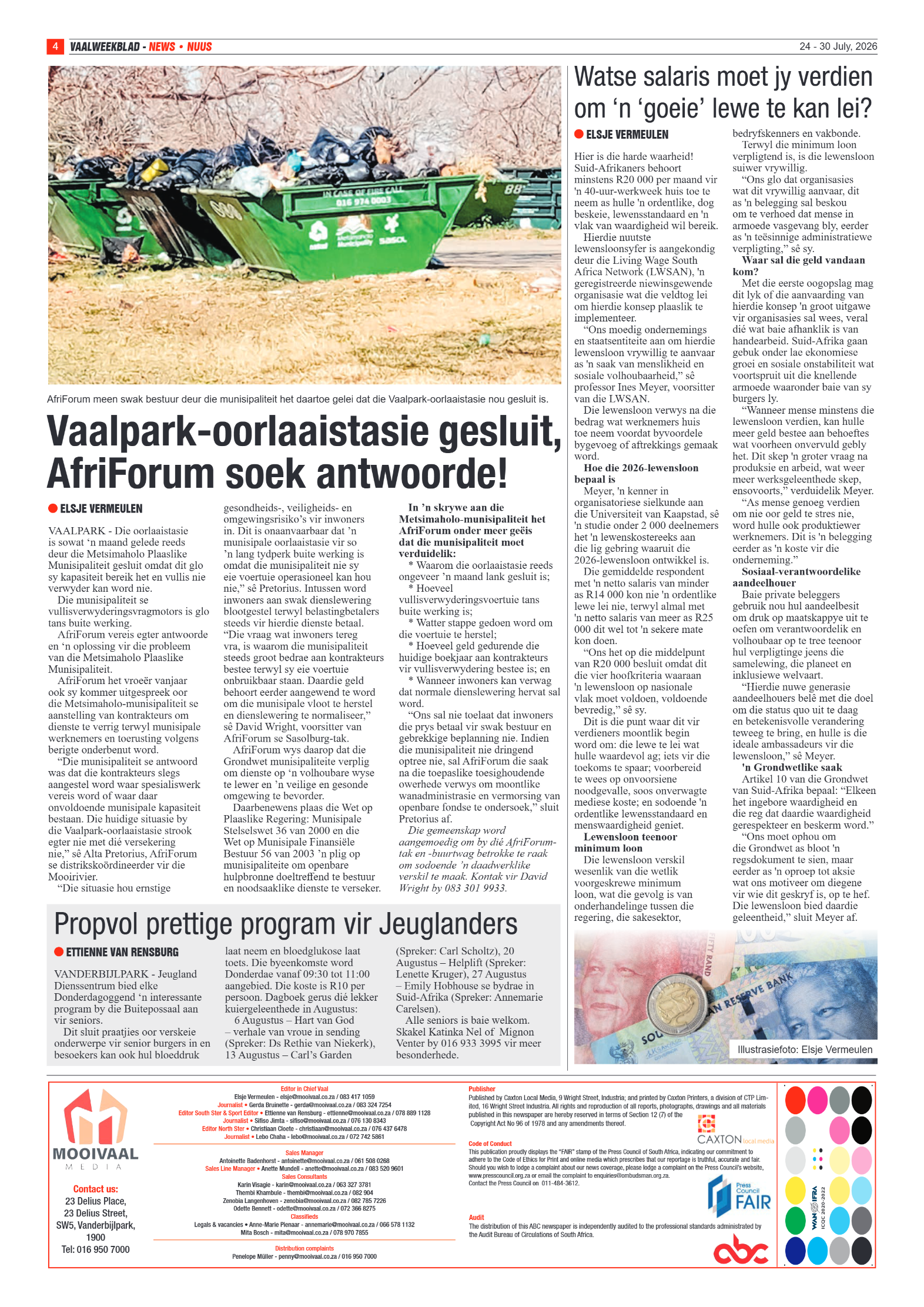 Vaalweekblad – 24 Julie 2026 page 4