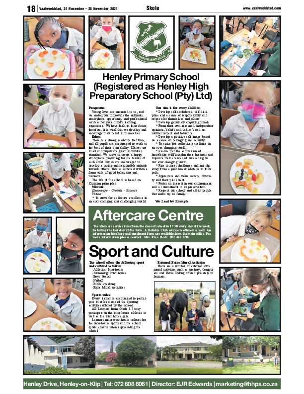 Vaalweekblad 24 November – 26 November 2021 page 18