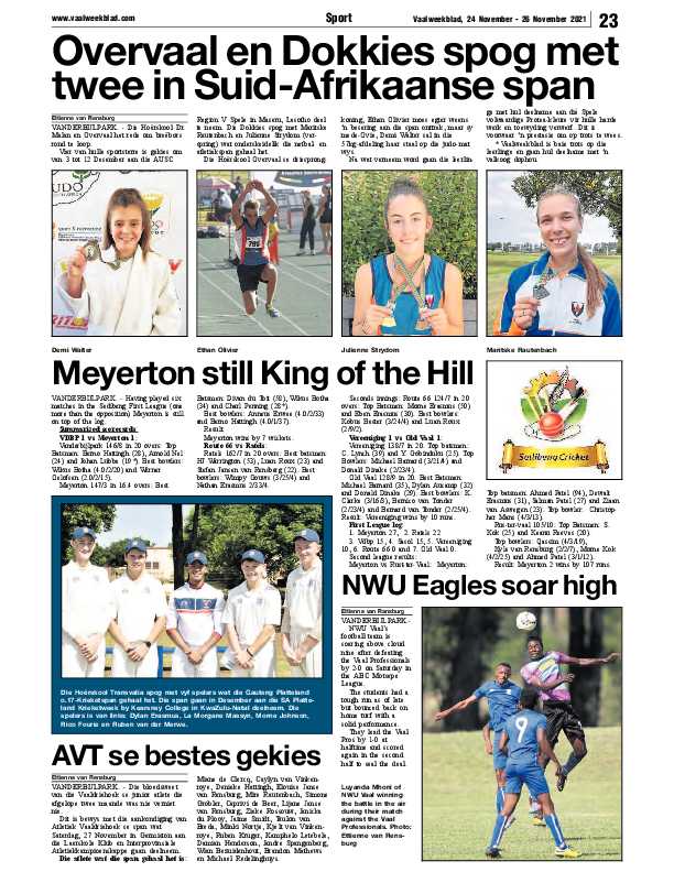 Vaalweekblad 24 November – 26 November 2021 page 20