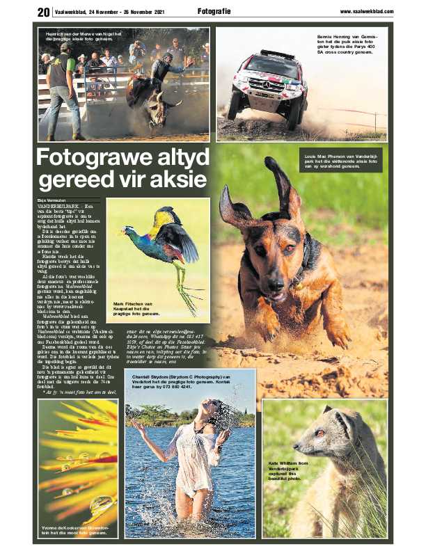 Vaalweekblad 24 November – 26 November 2021 page 24