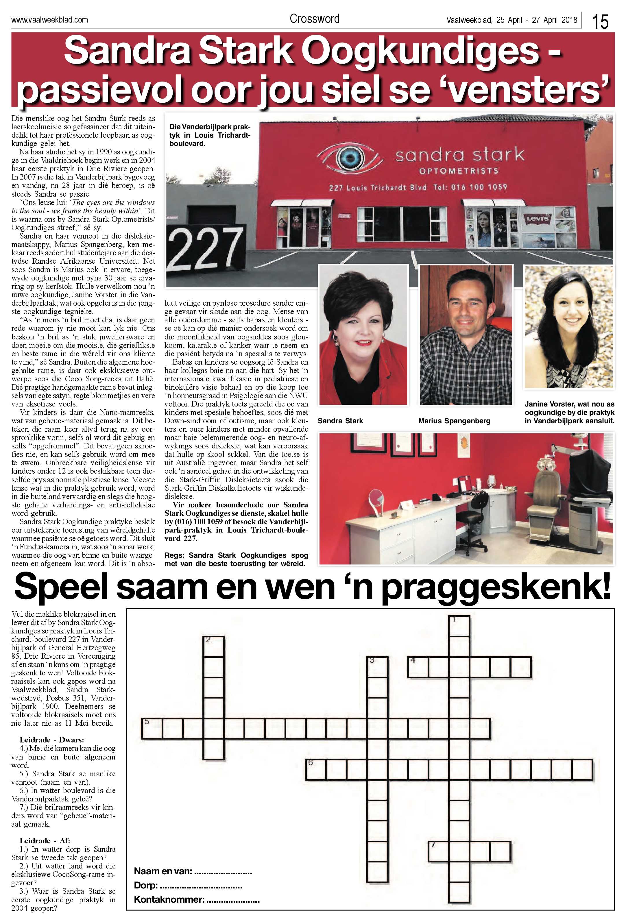 Vaalweekblad 25 – 27 April 2018 page 15