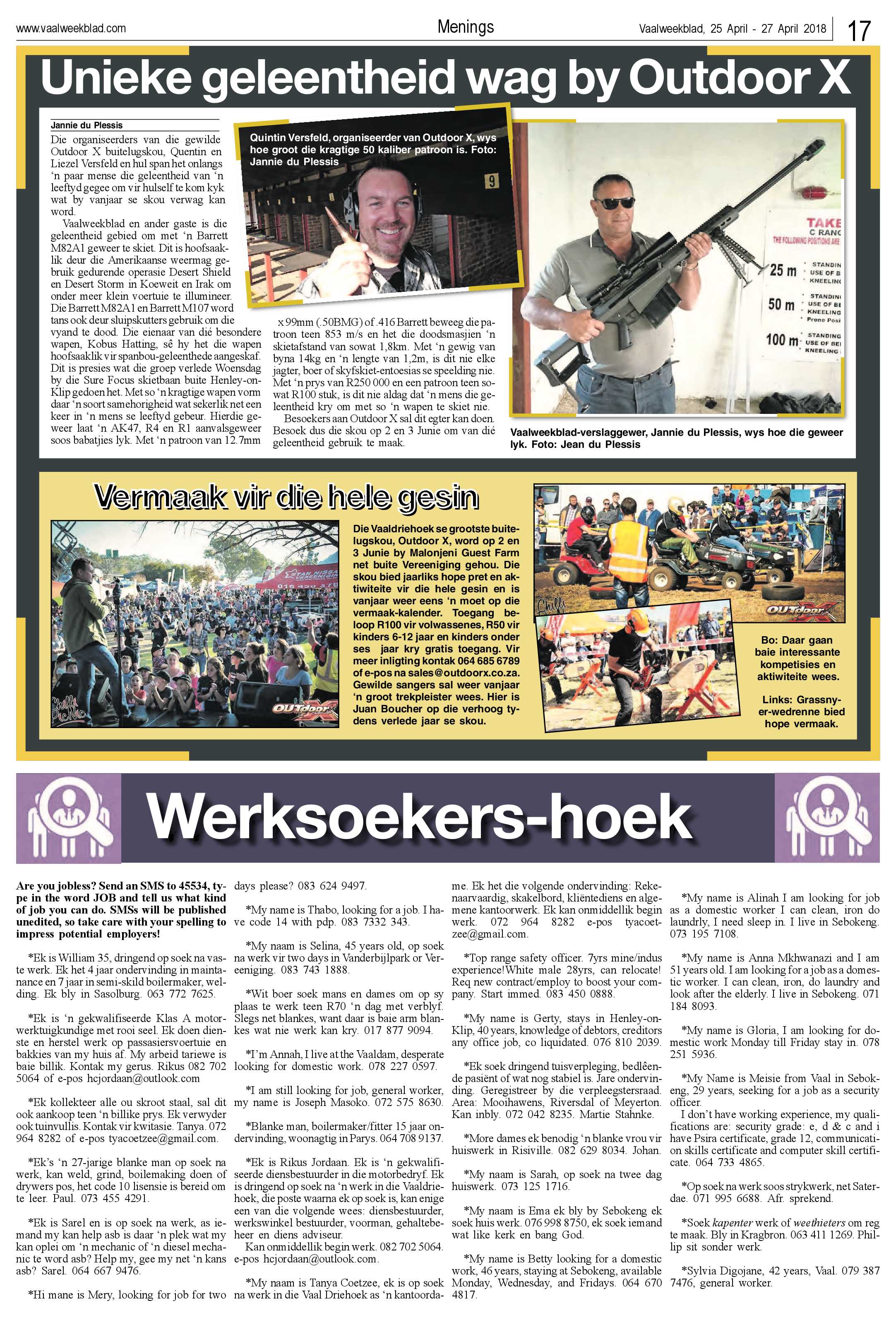 Vaalweekblad 25 – 27 April 2018 page 17