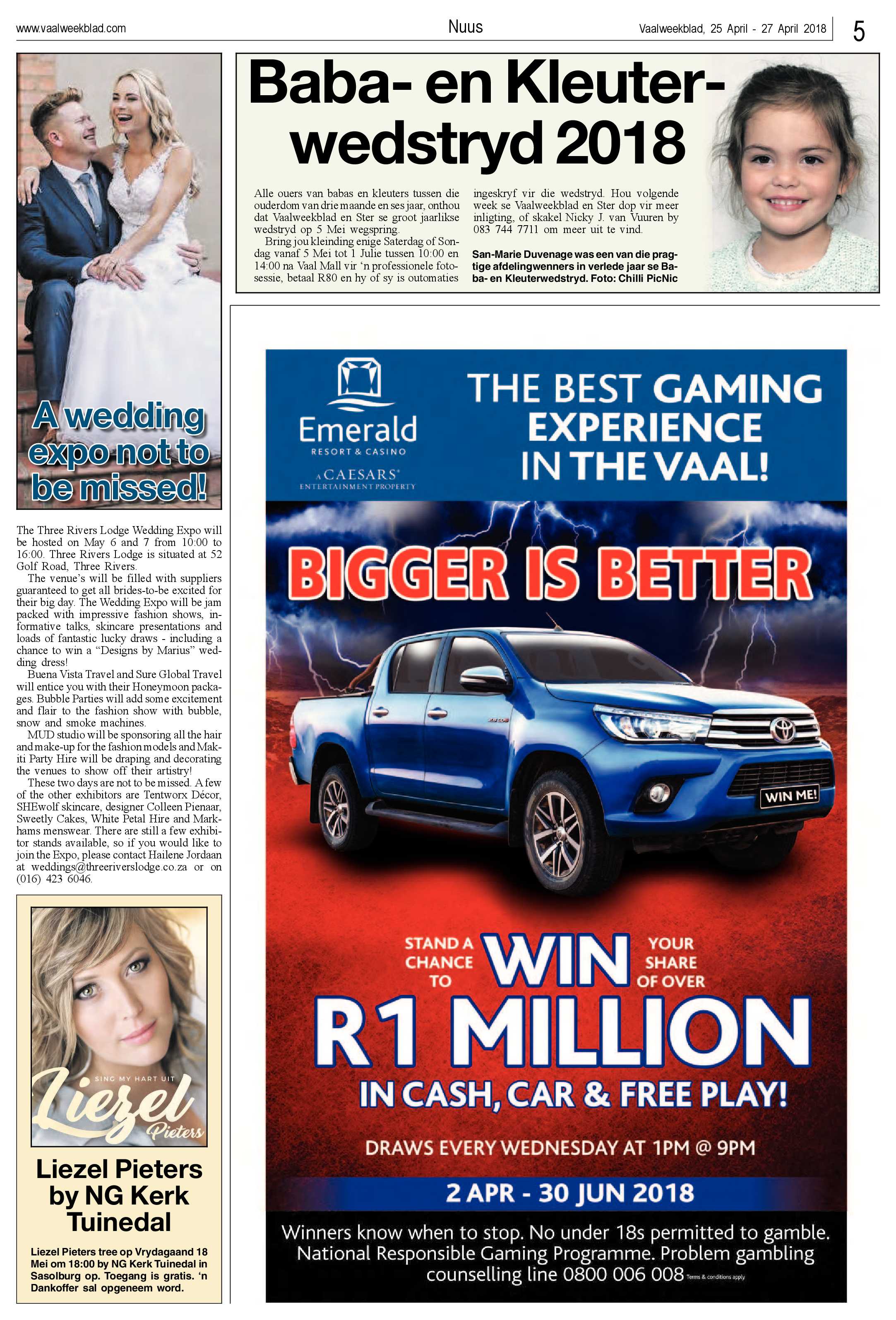 Vaalweekblad 25 – 27 April 2018 page 5