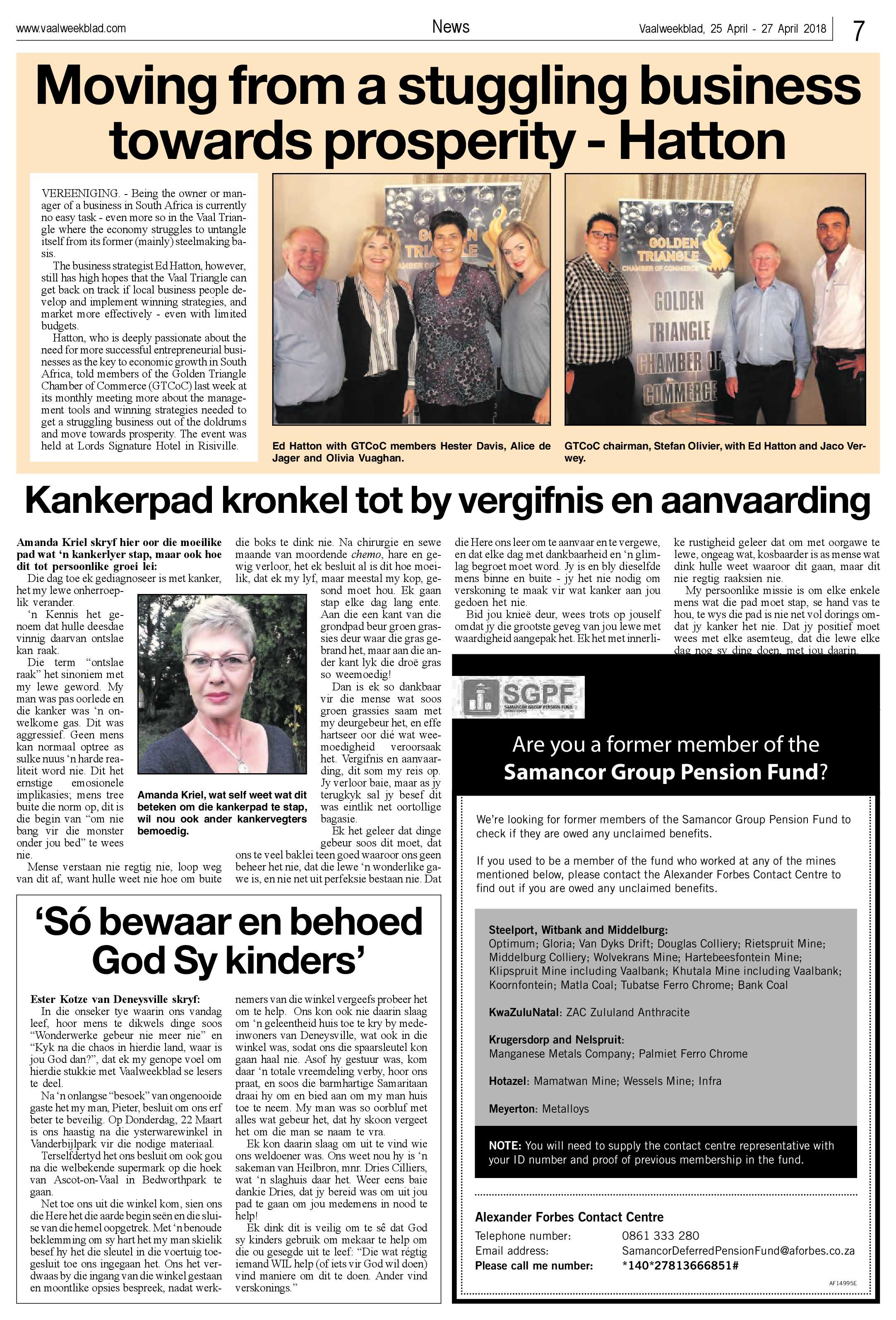 Vaalweekblad 25 – 27 April 2018 page 7