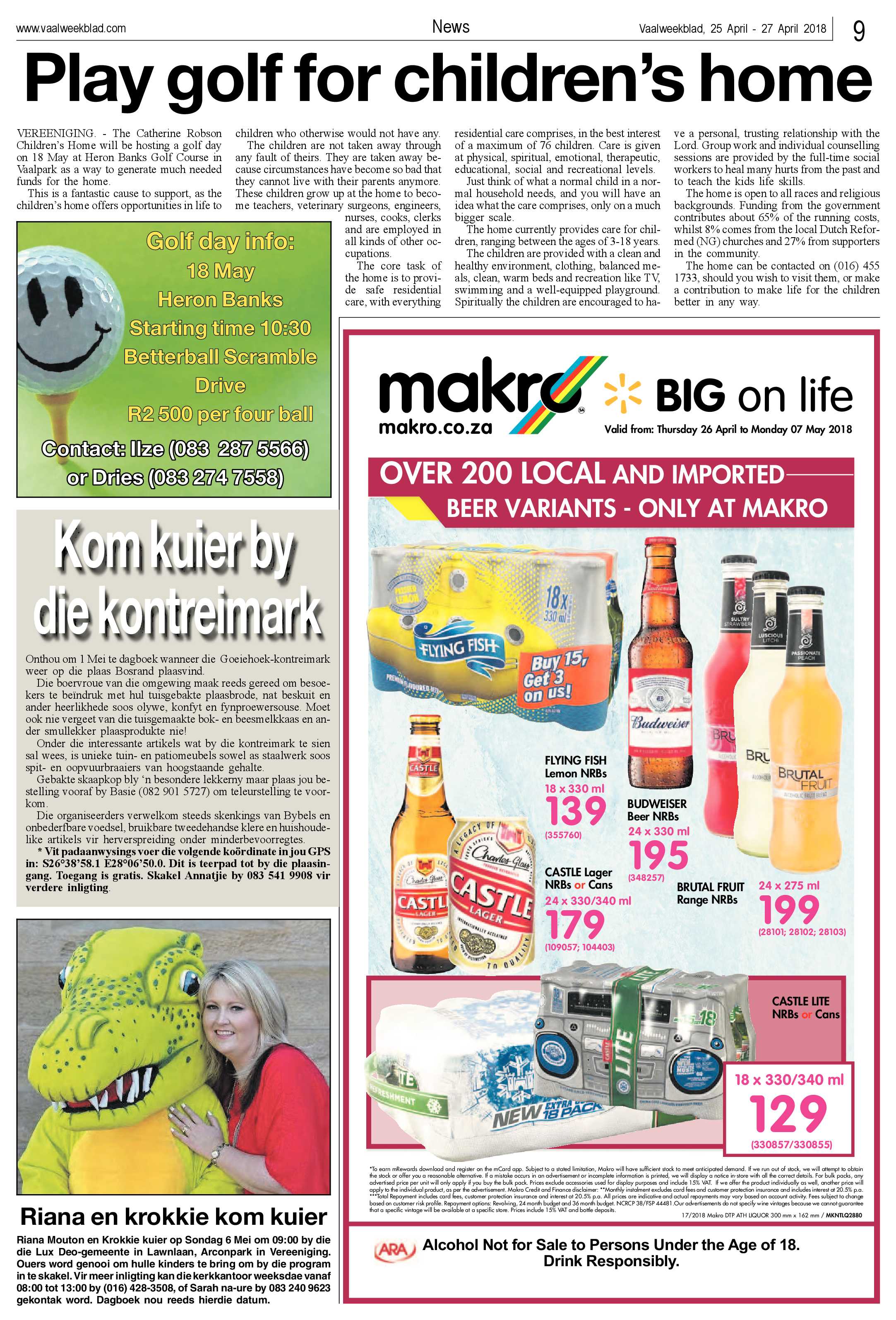 Vaalweekblad 25 – 27 April 2018 page 9