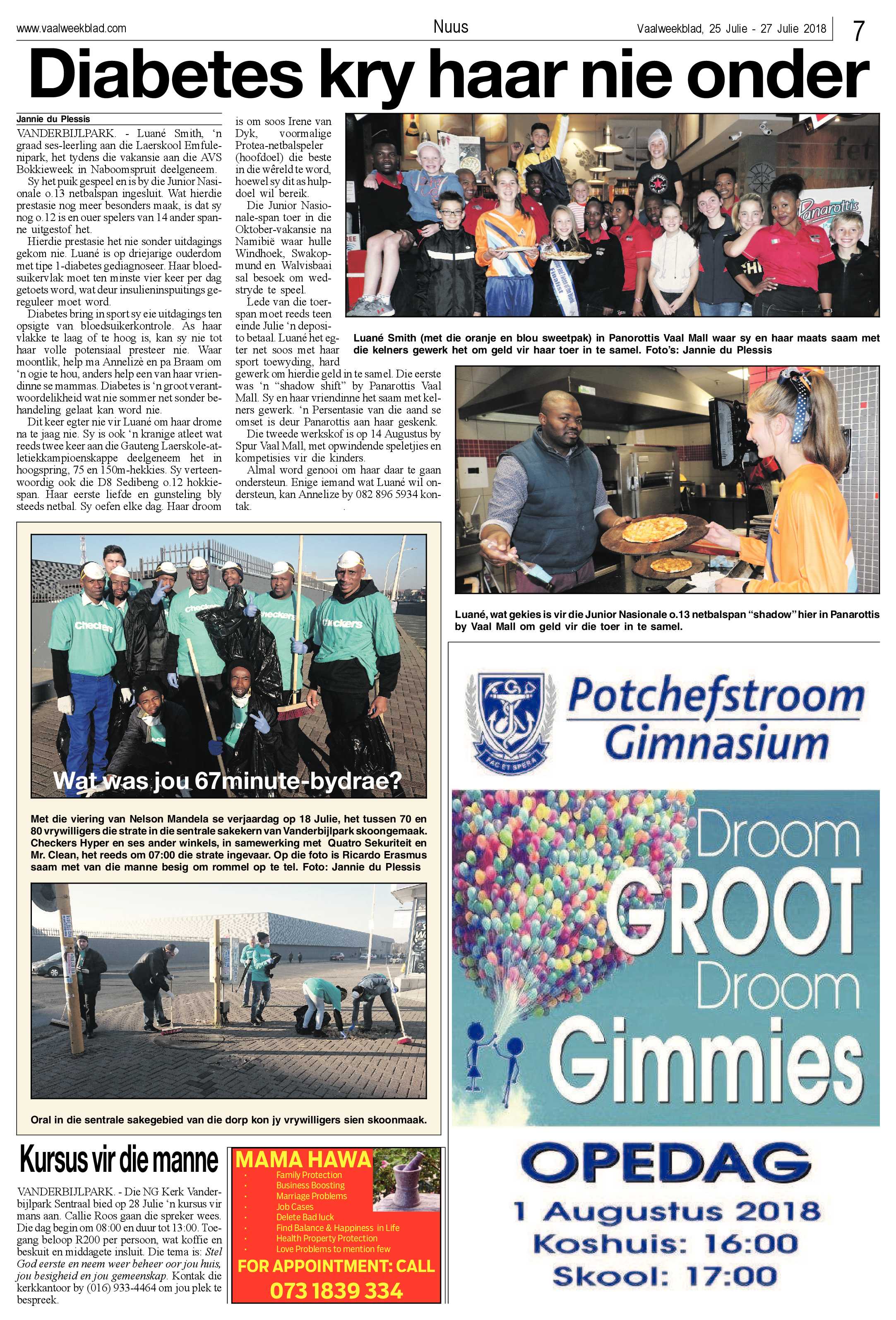 Vaalweekblad 25 – 27 Julie 2018 page 7