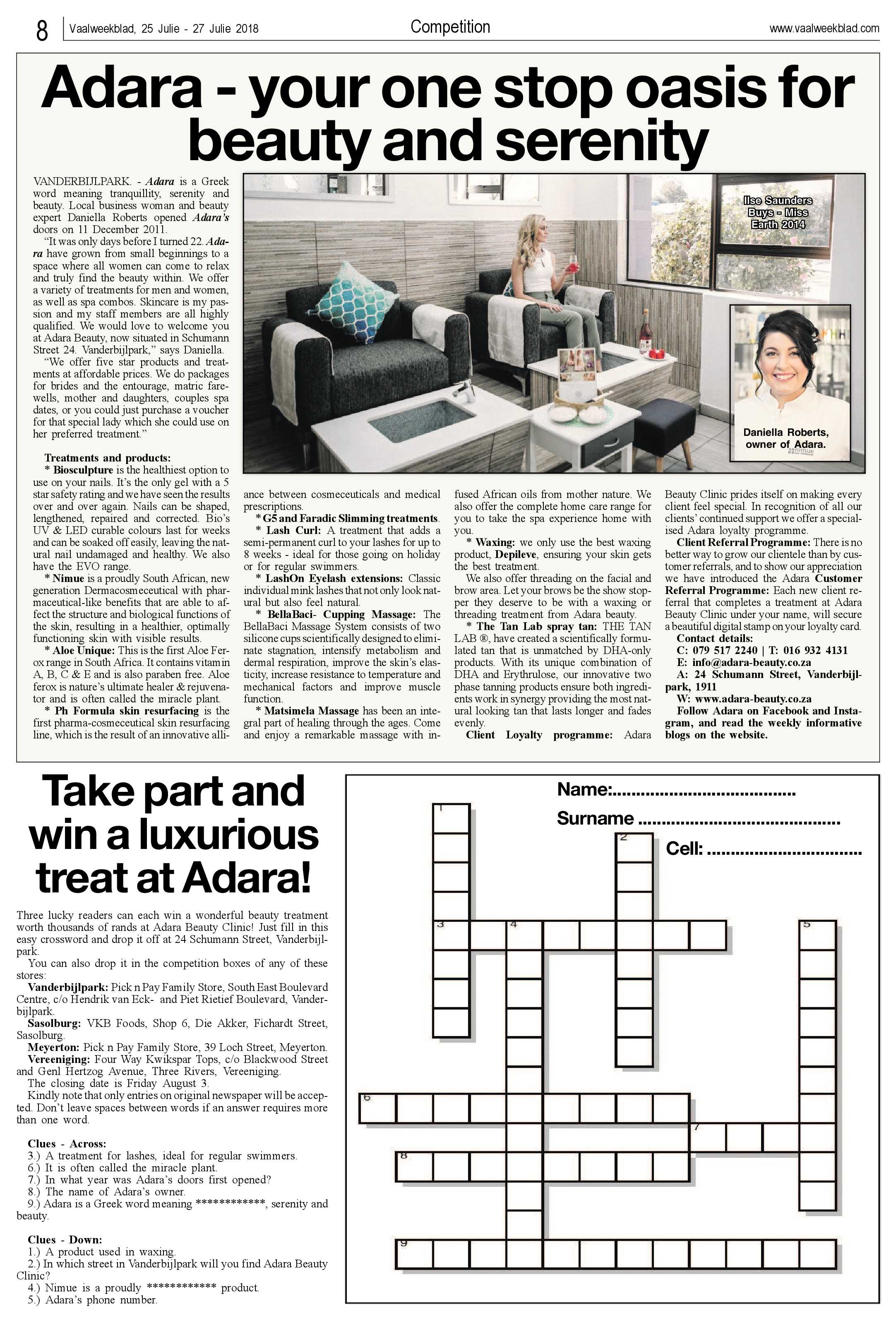 Vaalweekblad 25 – 27 Julie 2018 page 8