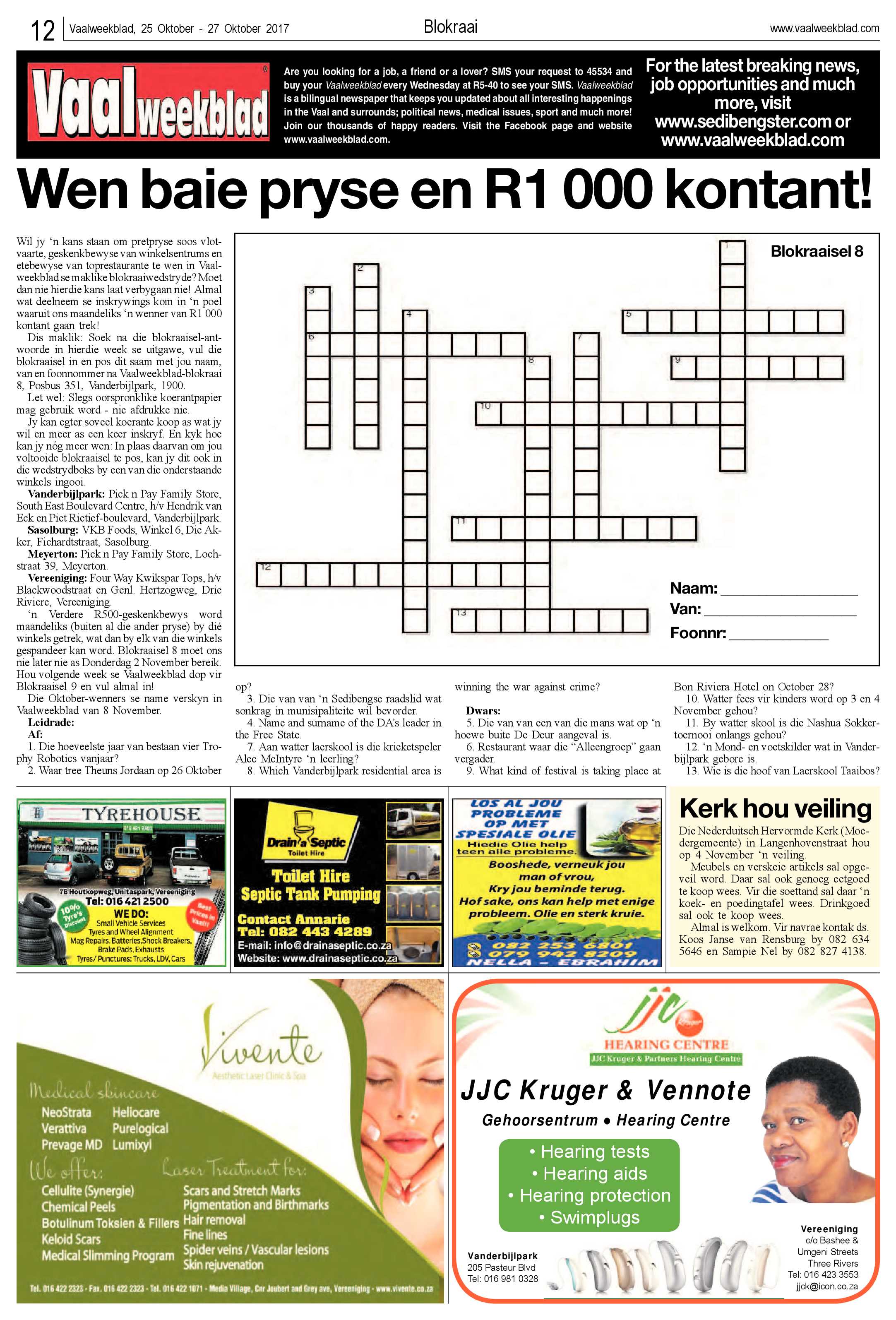 Vaalweekblad 25 – 27 Oktober 2017 page 12