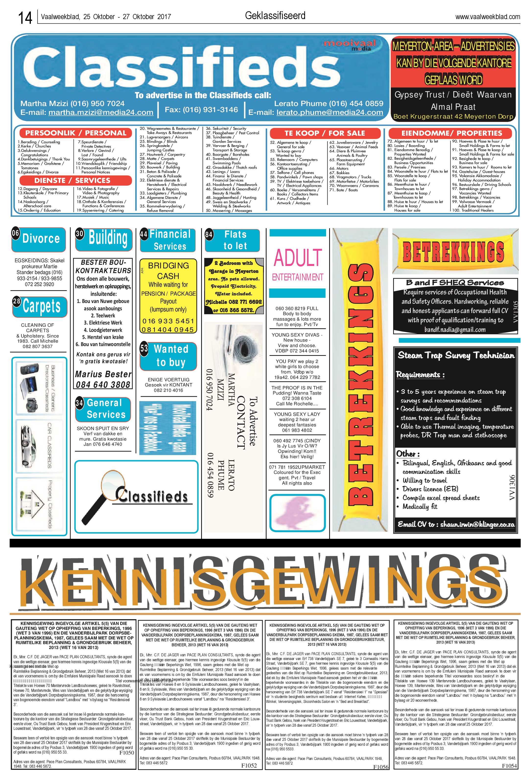 Vaalweekblad 25 – 27 Oktober 2017 page 14
