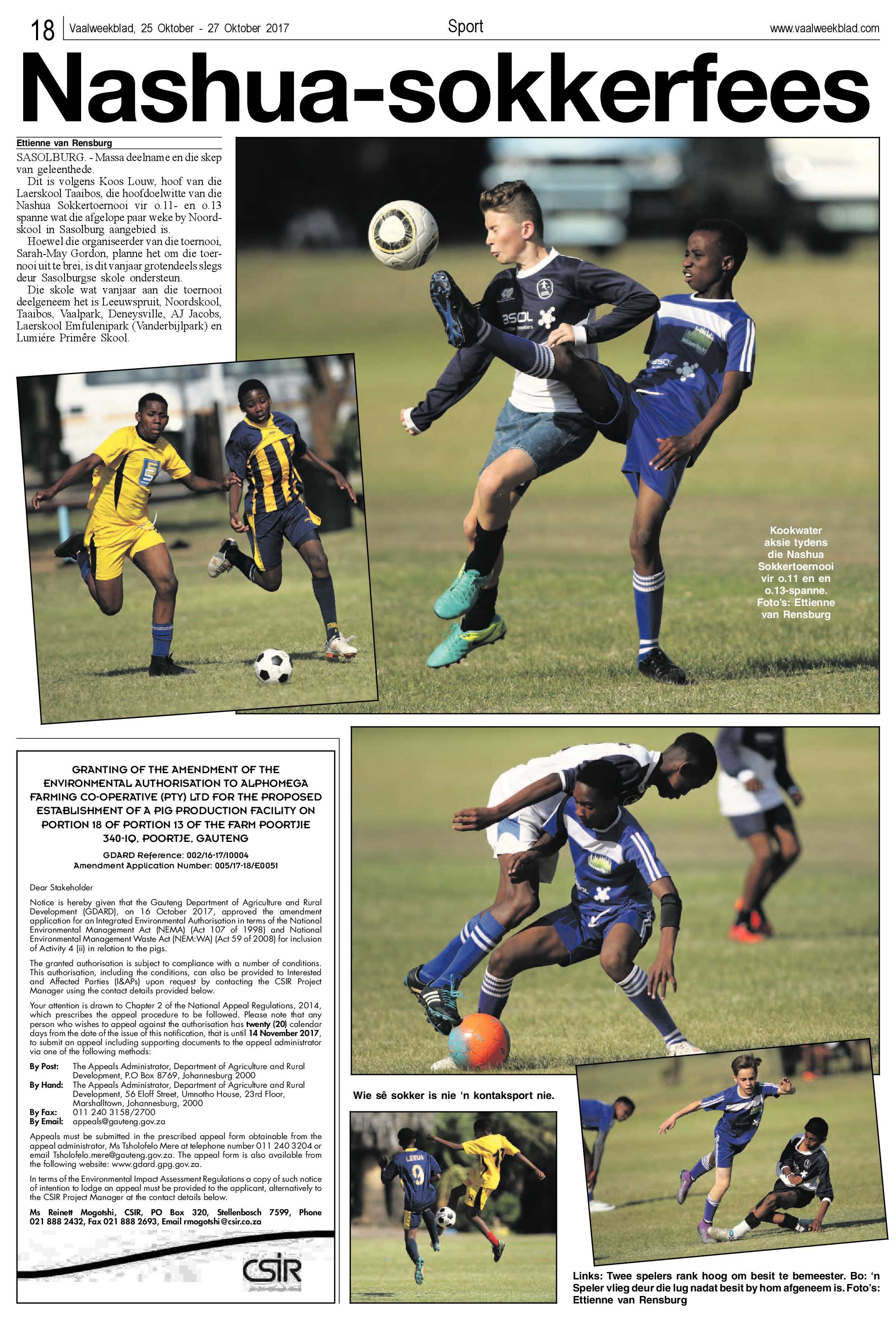 Vaalweekblad 25 – 27 Oktober 2017 page 18