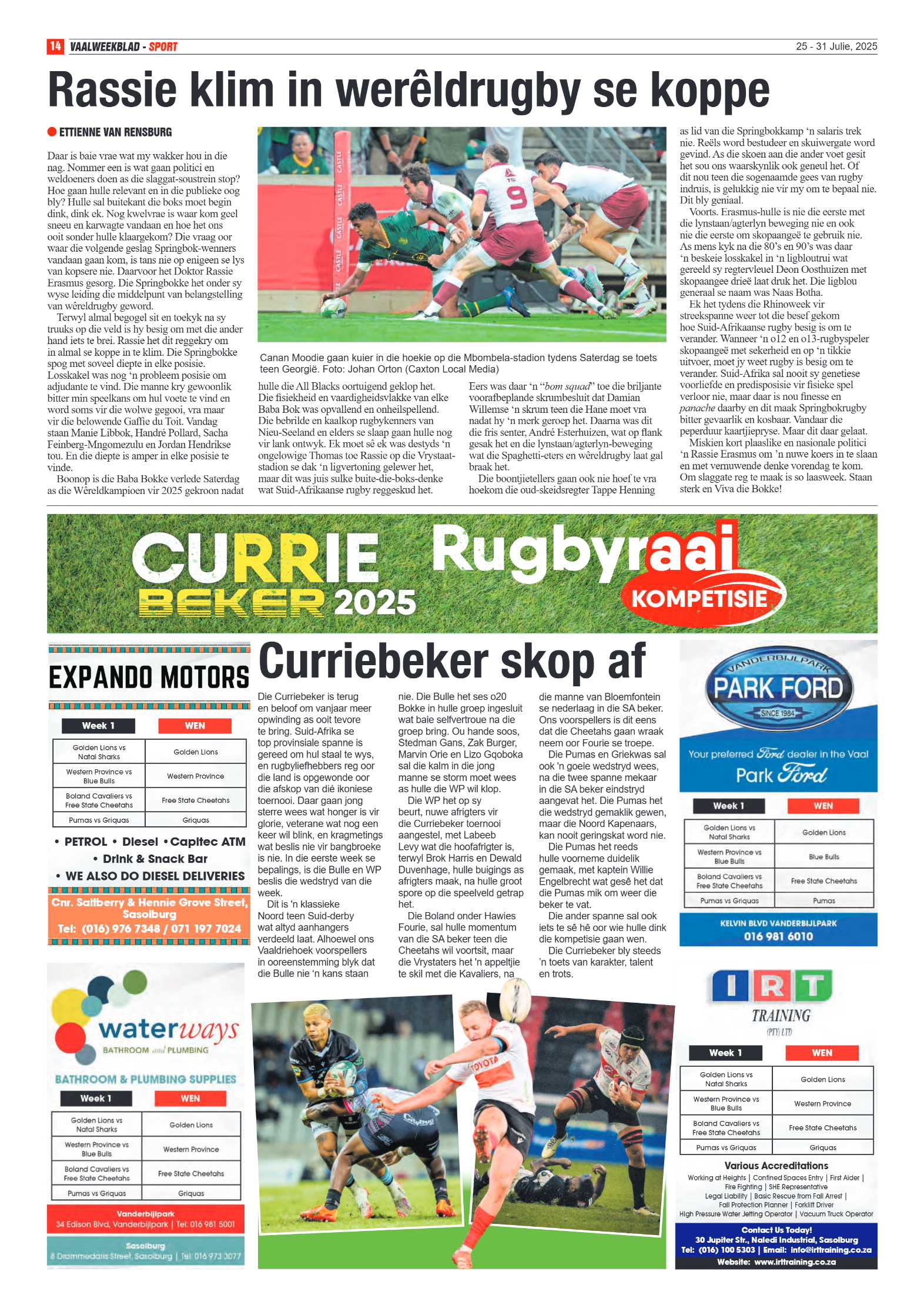 Vaalweekblad 25 – 31 Julie, 2025 page 14