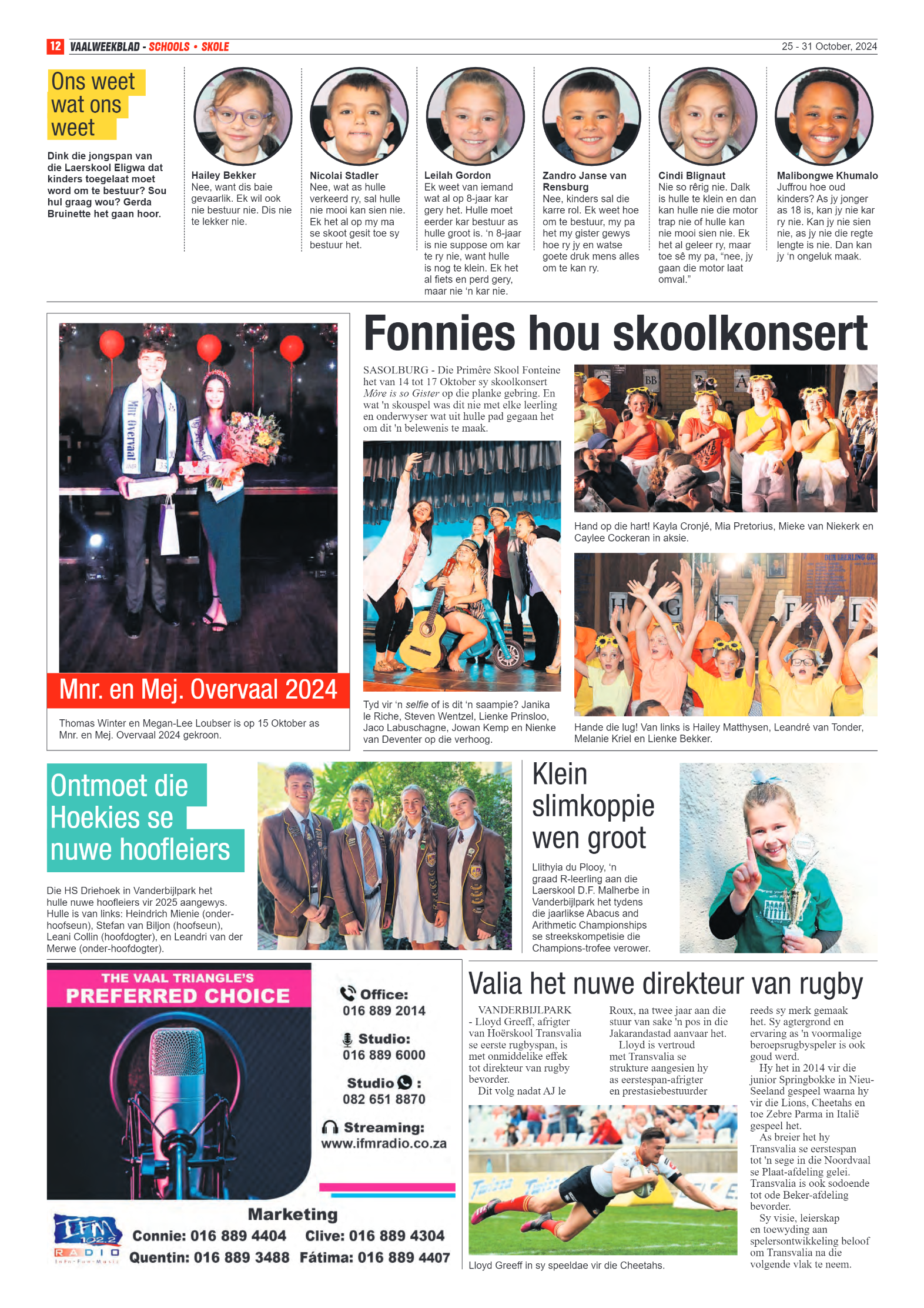 Vaalweekblad – 25 – 31 October, 2024 page 12