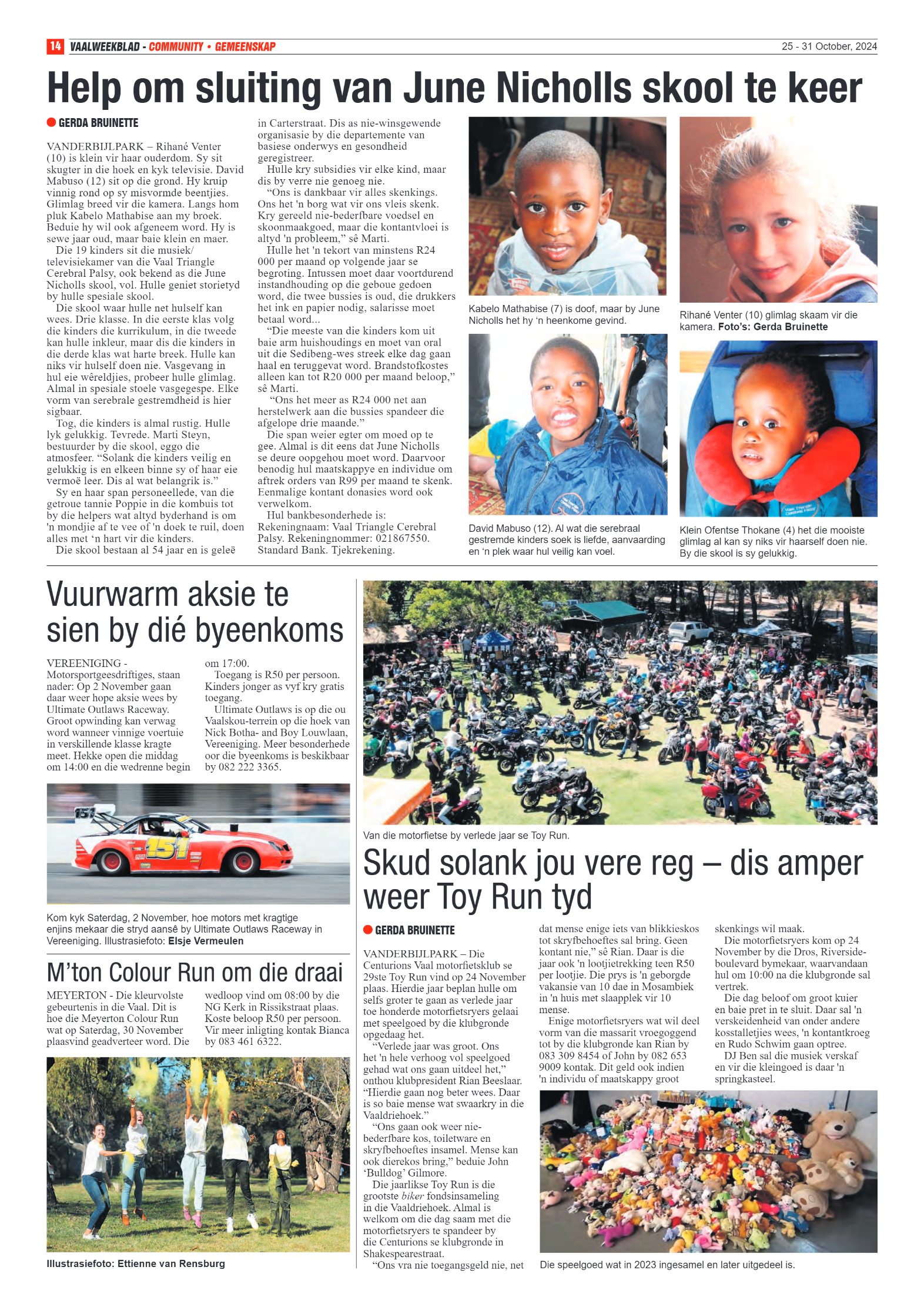 Vaalweekblad – 25 – 31 October, 2024 page 14