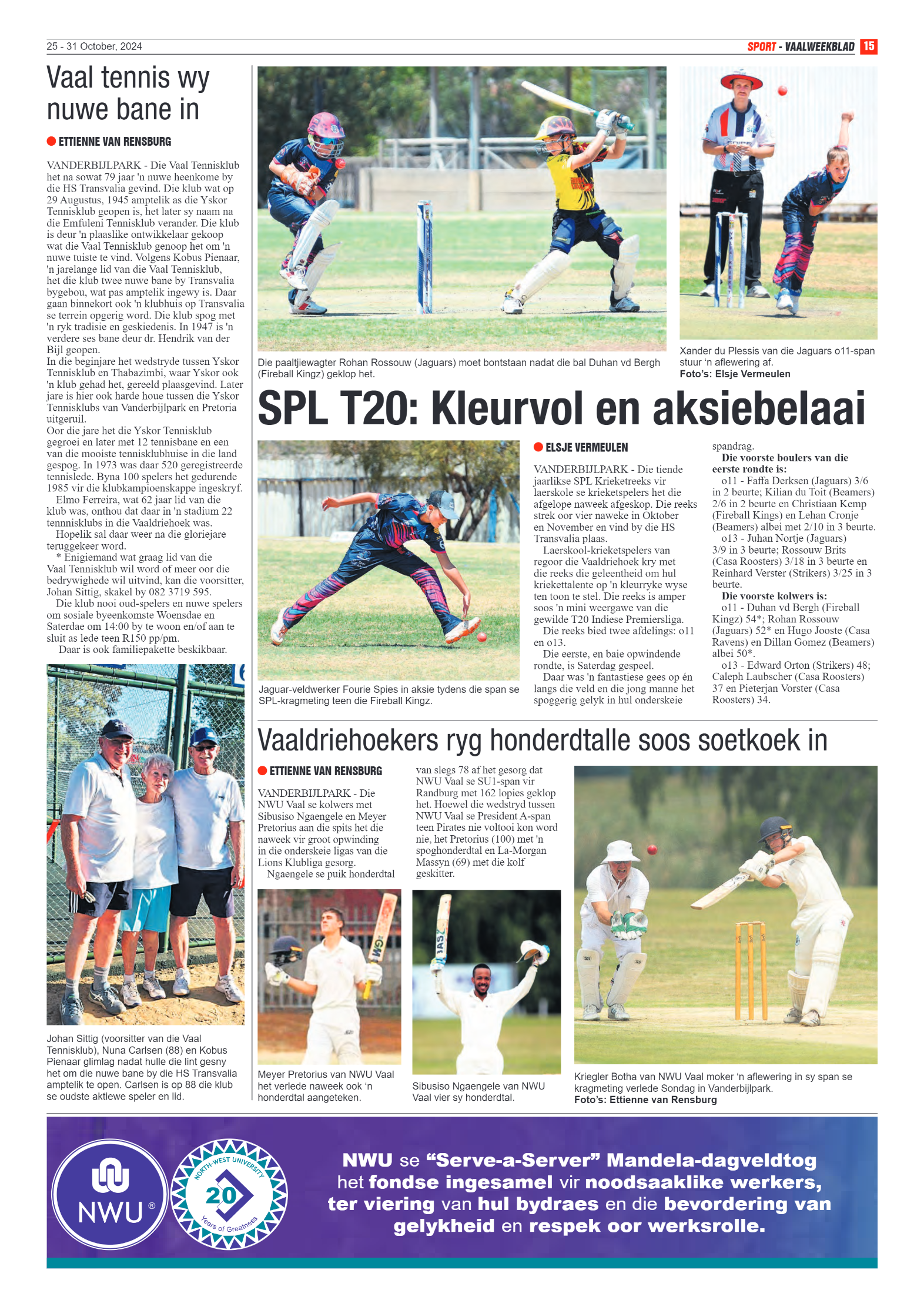 Vaalweekblad – 25 – 31 October, 2024 page 15