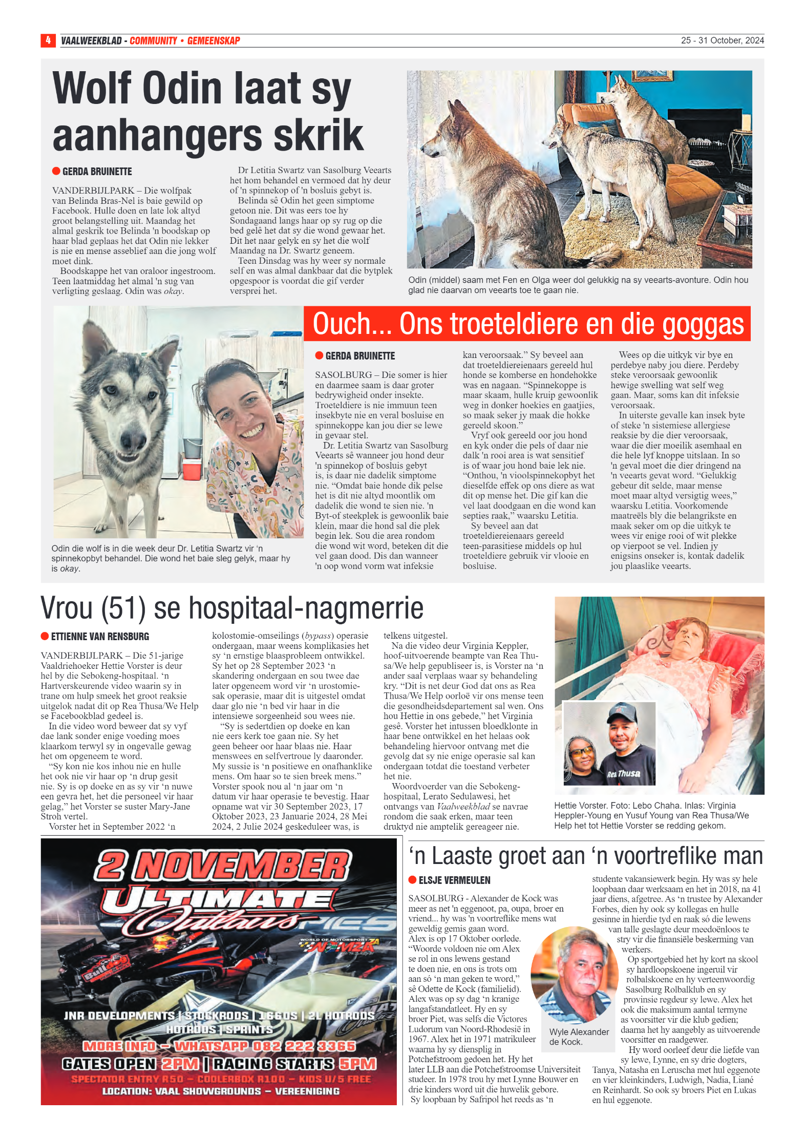 Vaalweekblad – 25 – 31 October, 2024 page 4