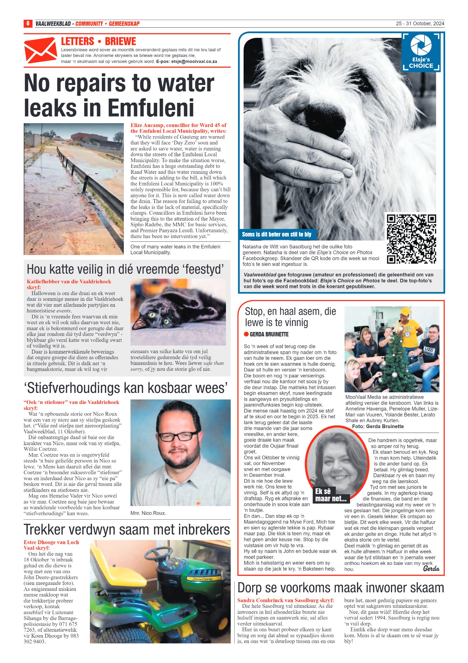 Vaalweekblad – 25 – 31 October, 2024 page 6