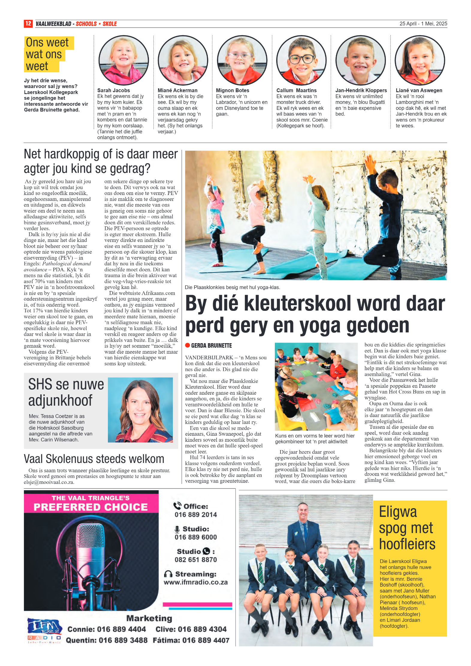 Vaalweekblad 25 April – 1 Mei, 2025 page 12