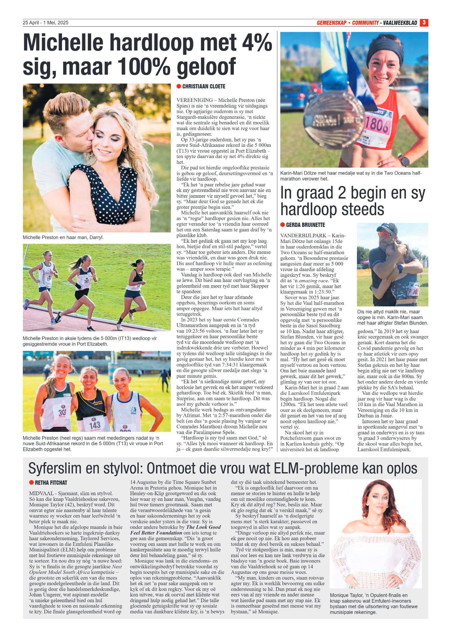 Vaalweekblad 25 April – 1 Mei, 2025 page 3