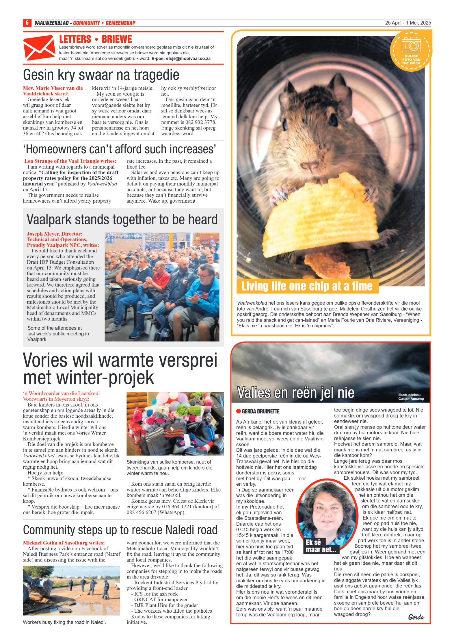 Vaalweekblad 25 April – 1 Mei, 2025 page 6