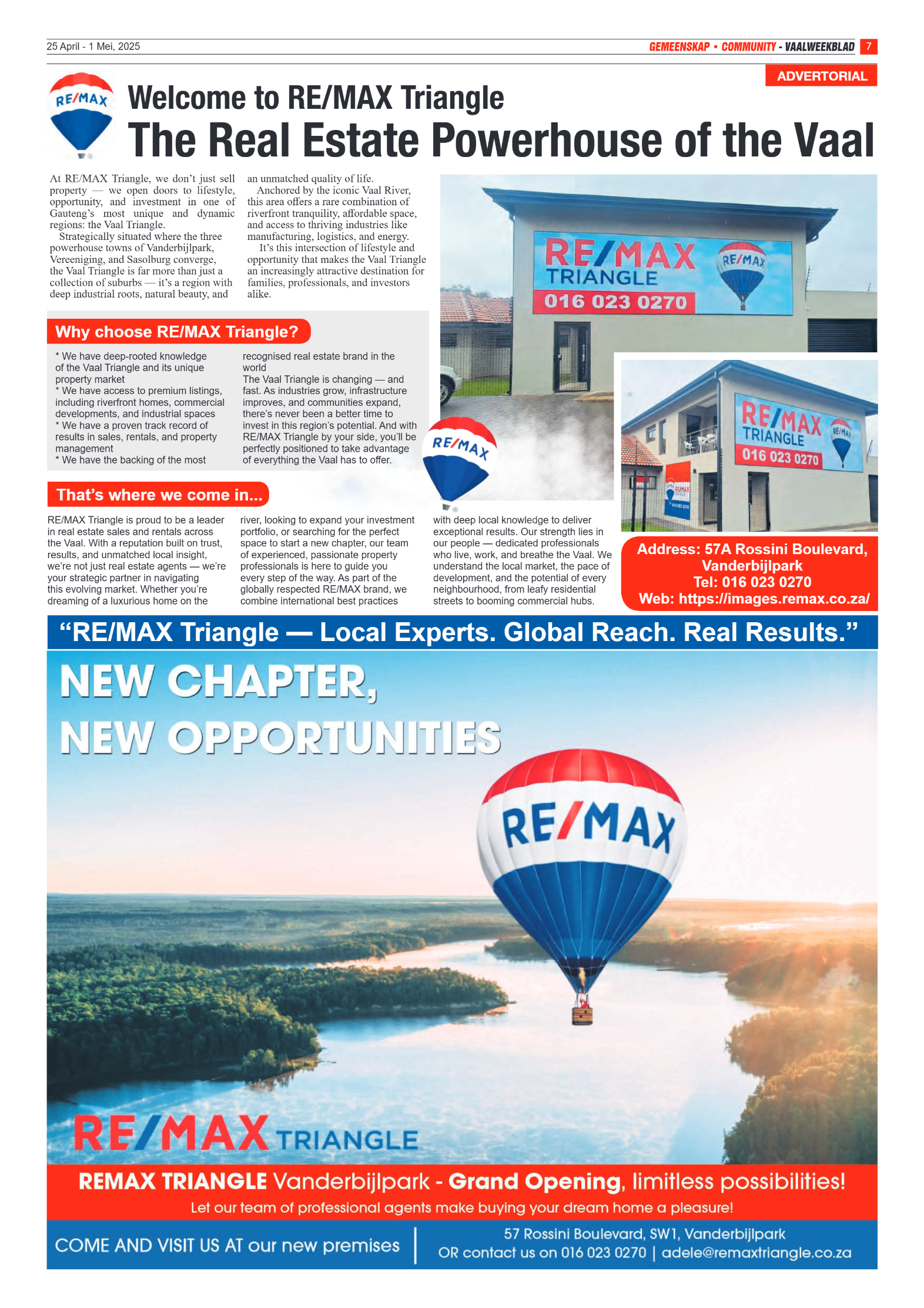 Vaalweekblad 25 April – 1 Mei, 2025 page 7