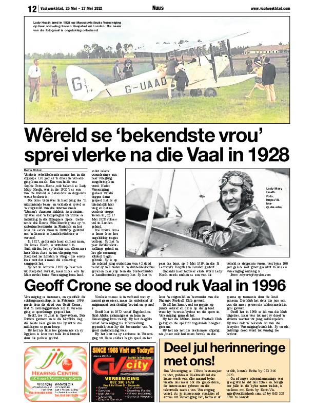 Vaalweekblad, 25 Mei – 27 Mei 2022 page 12