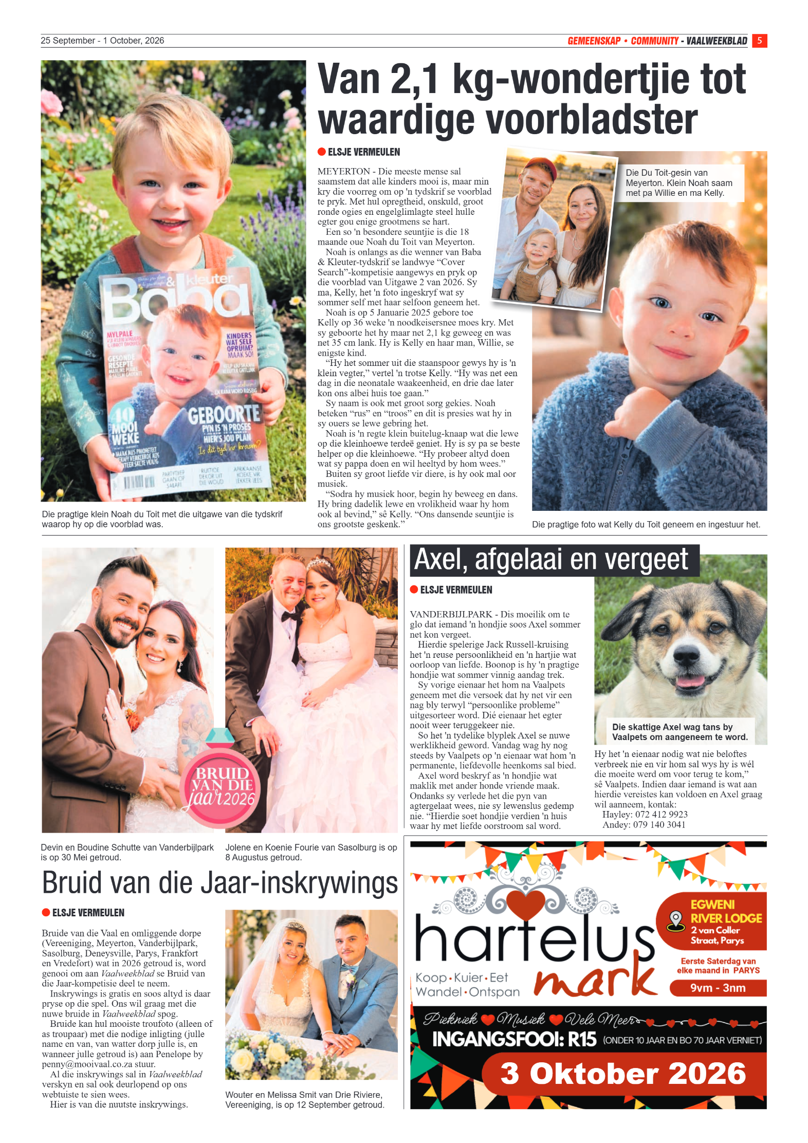 Vaalweekblad – 25 September 2026 page 5