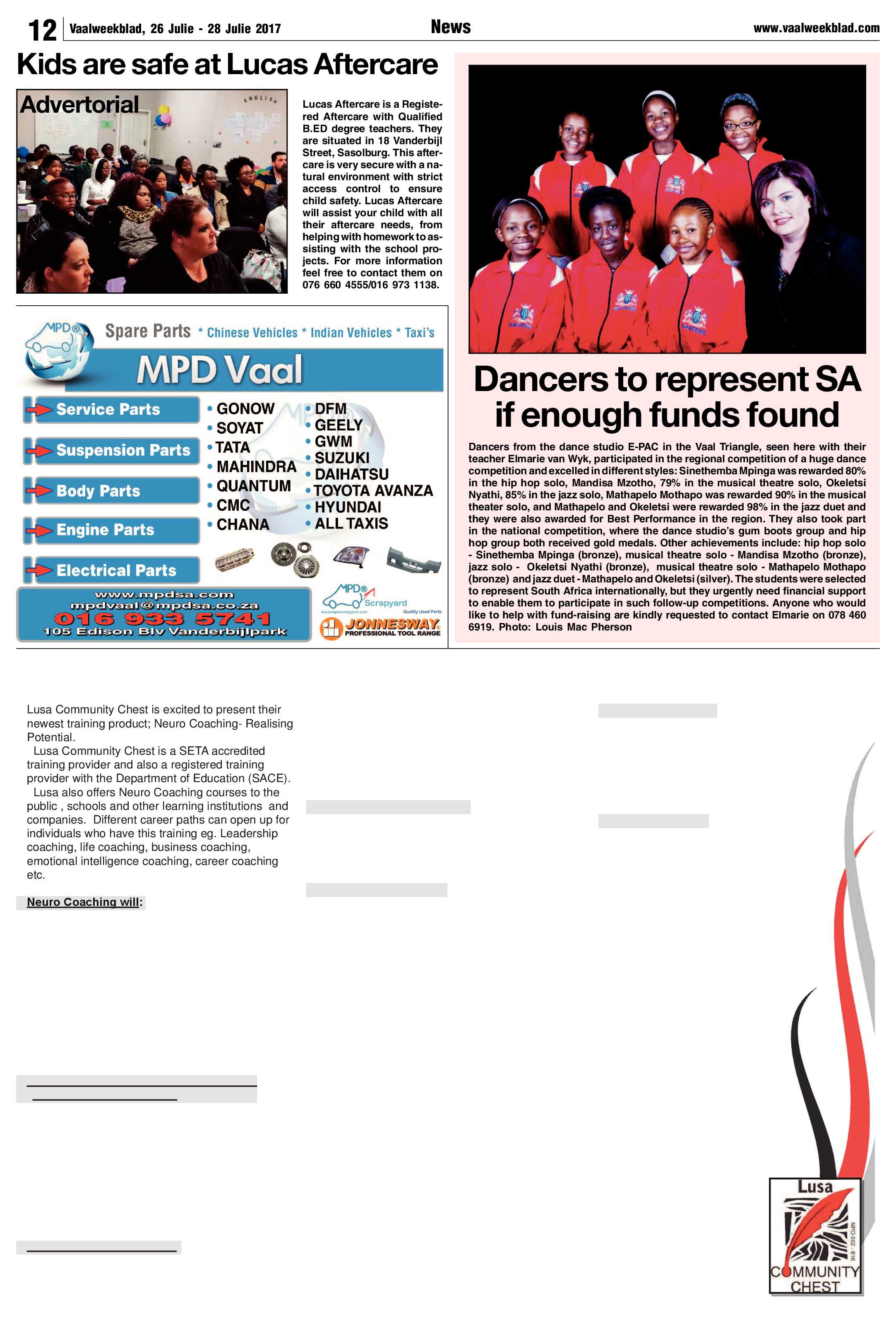 Vaalweekblad 26 – 28 Julie 2017 page 12