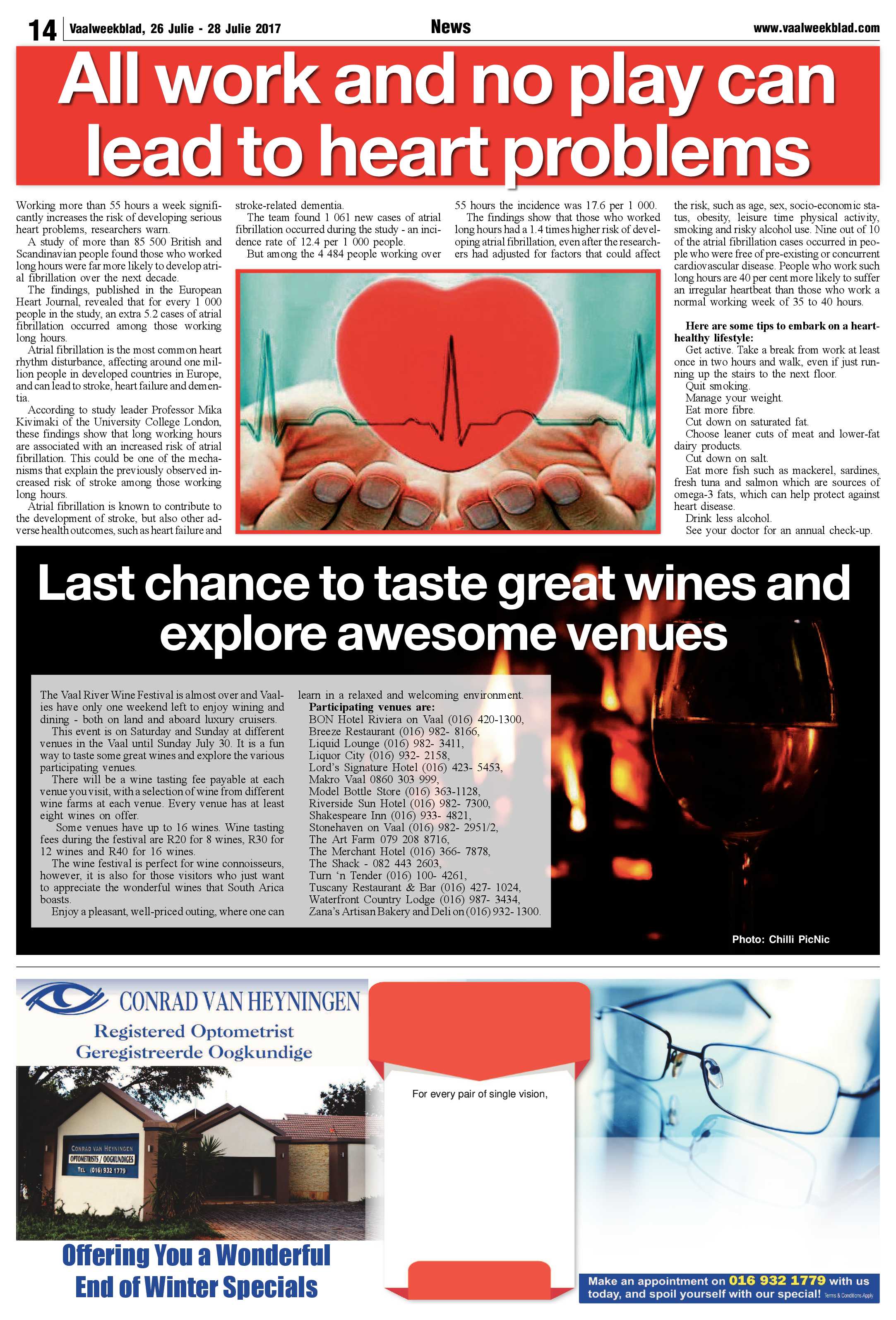 Vaalweekblad 26 – 28 Julie 2017 page 14