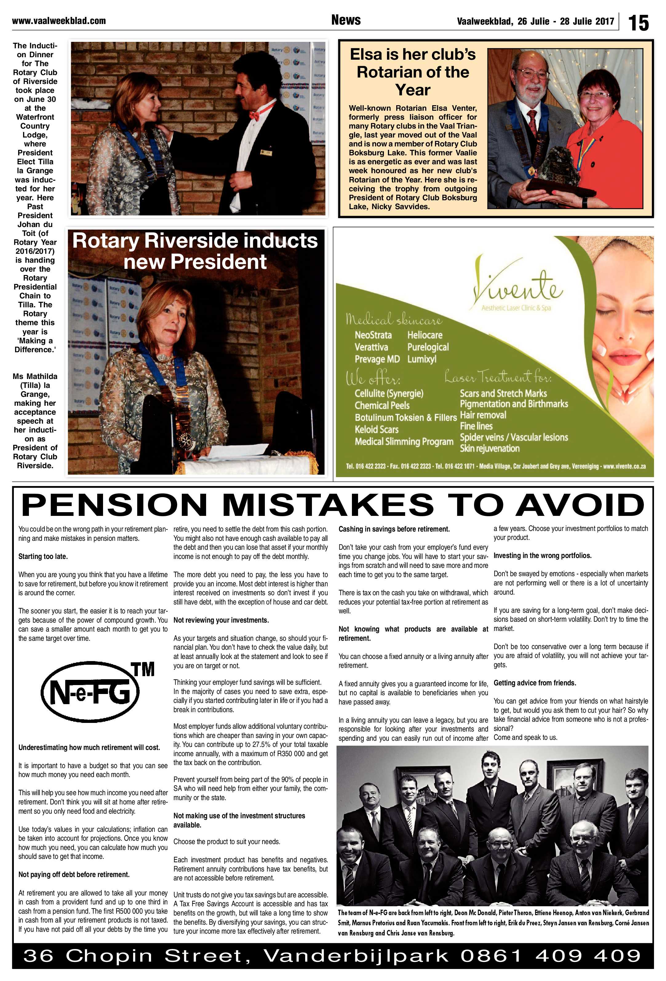 Vaalweekblad 26 – 28 Julie 2017 page 15