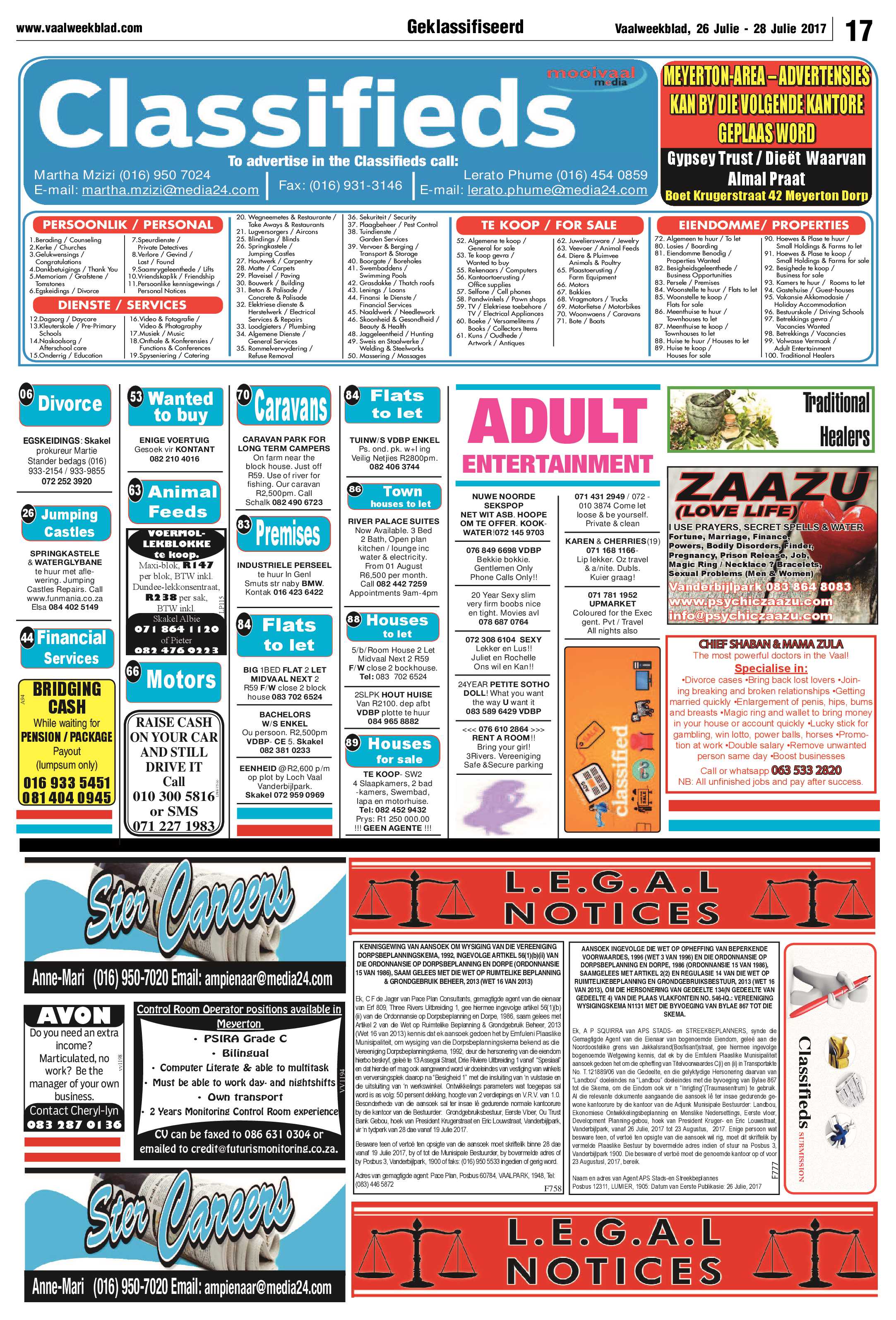 Vaalweekblad 26 – 28 Julie 2017 page 17