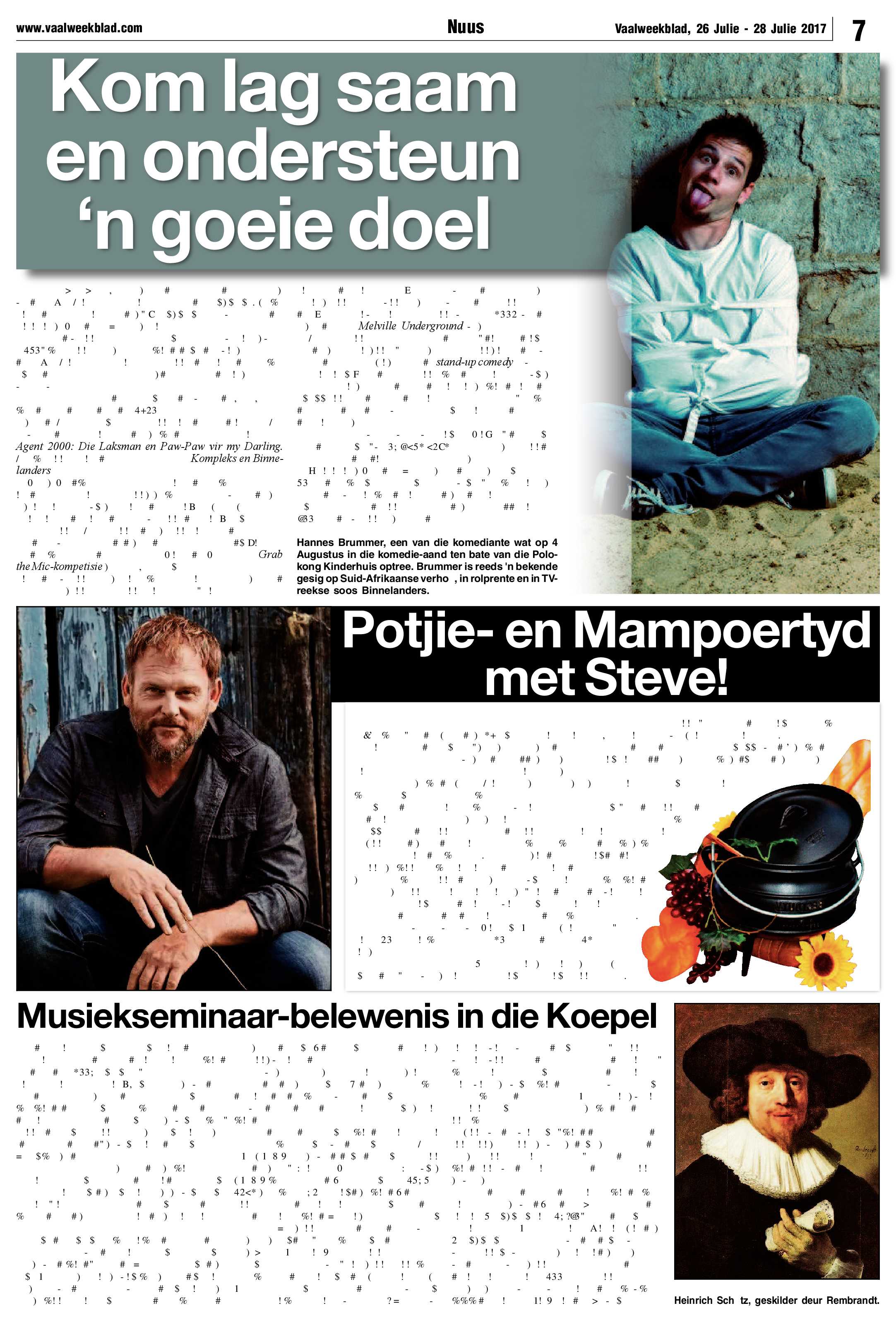 Vaalweekblad 26 – 28 Julie 2017 page 7