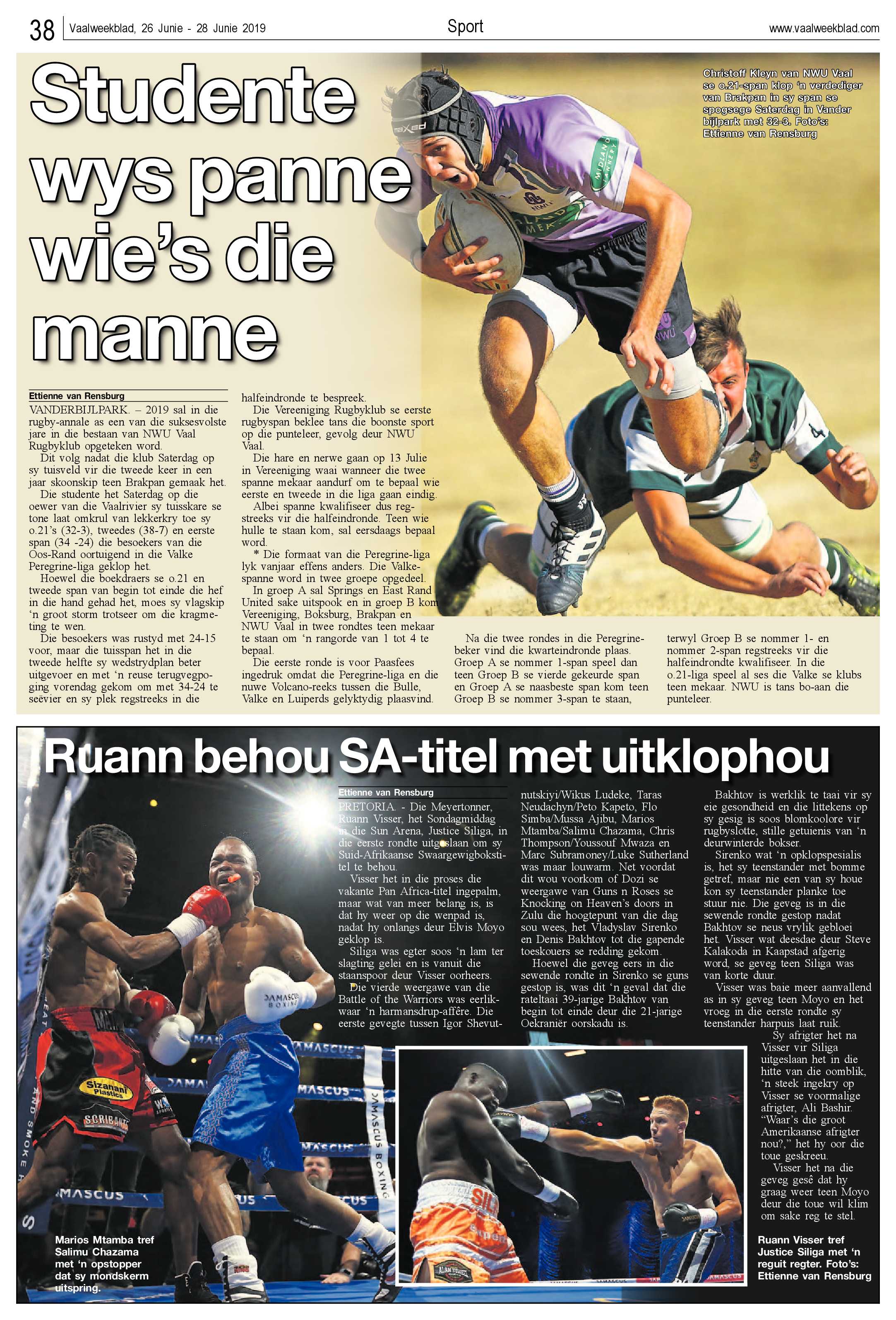 Vaalweekblad 26 – 28 Junie 2019 page 38