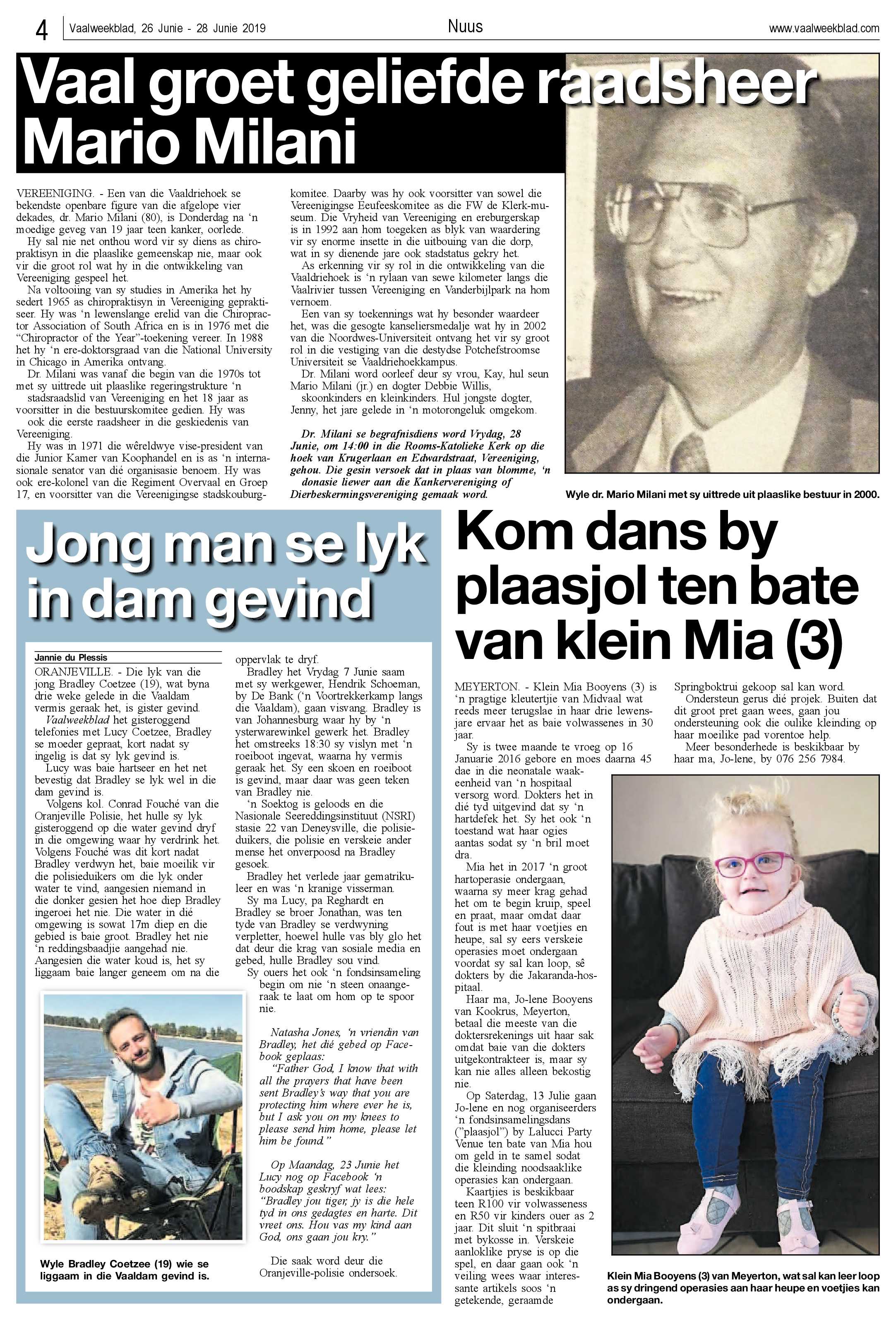 Vaalweekblad 26 – 28 Junie 2019 page 4