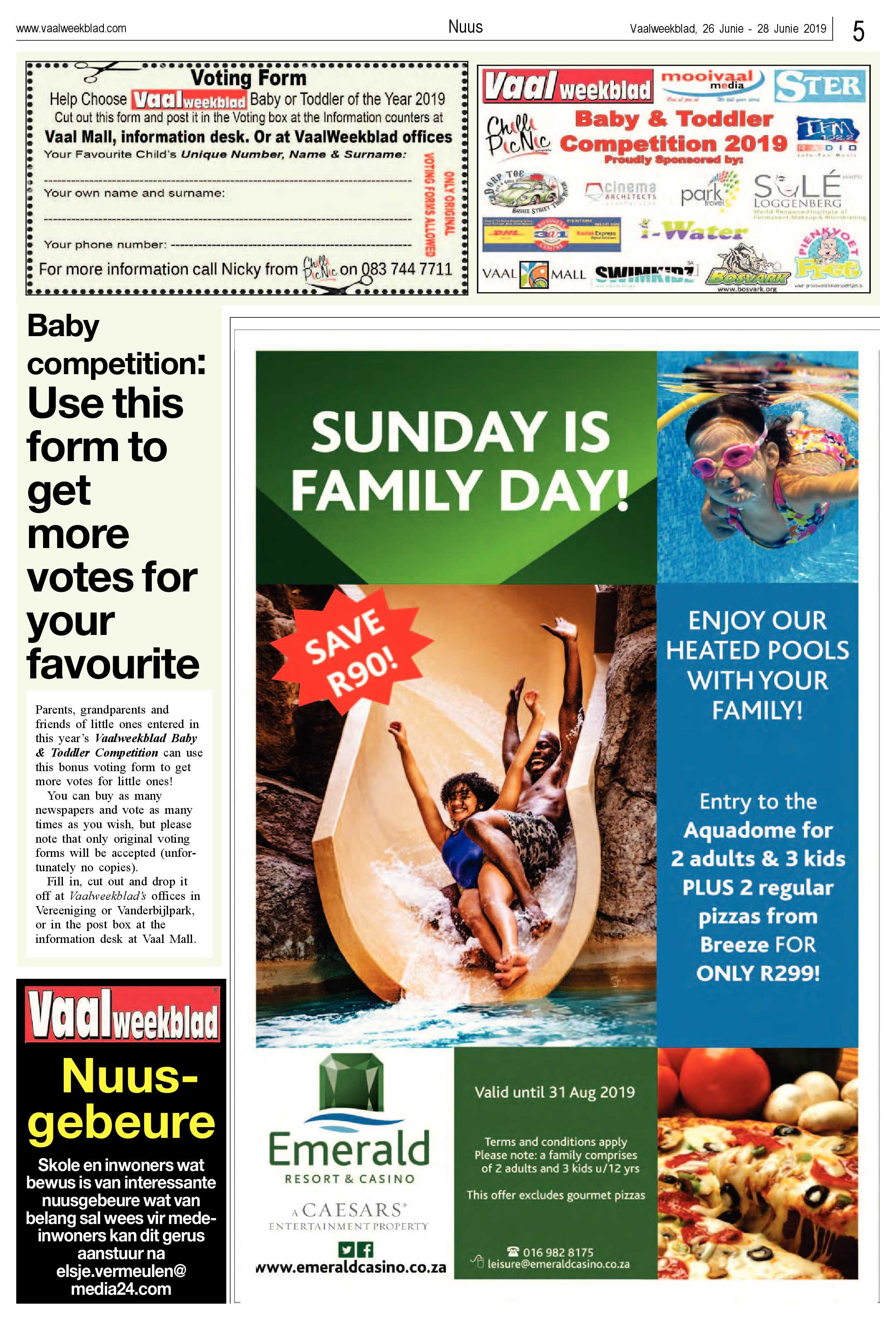Vaalweekblad 26 – 28 Junie 2019 page 5