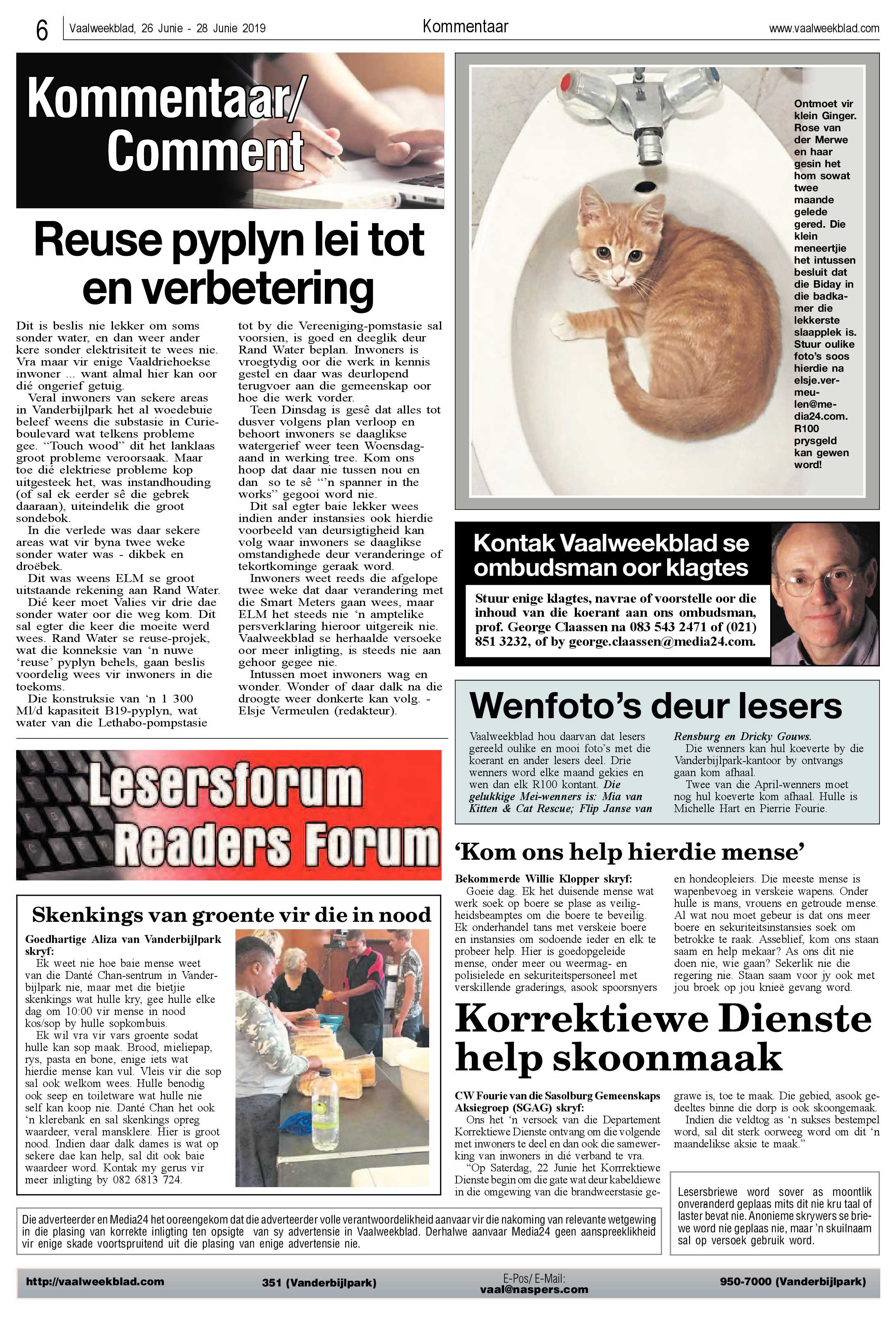 Vaalweekblad 26 – 28 Junie 2019 page 6
