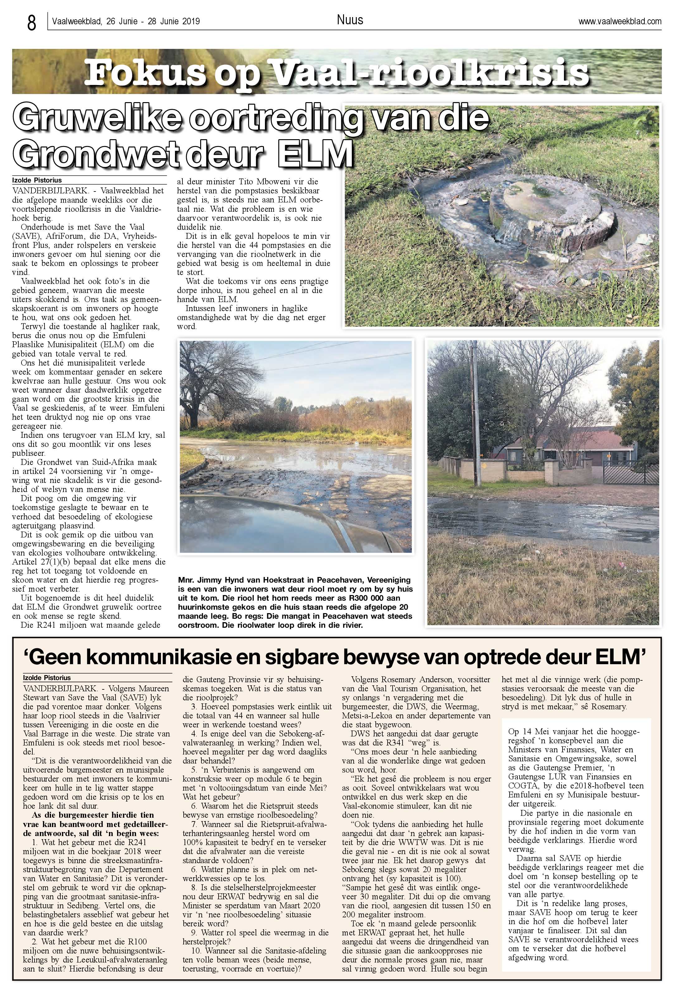 Vaalweekblad 26 – 28 Junie 2019 page 8
