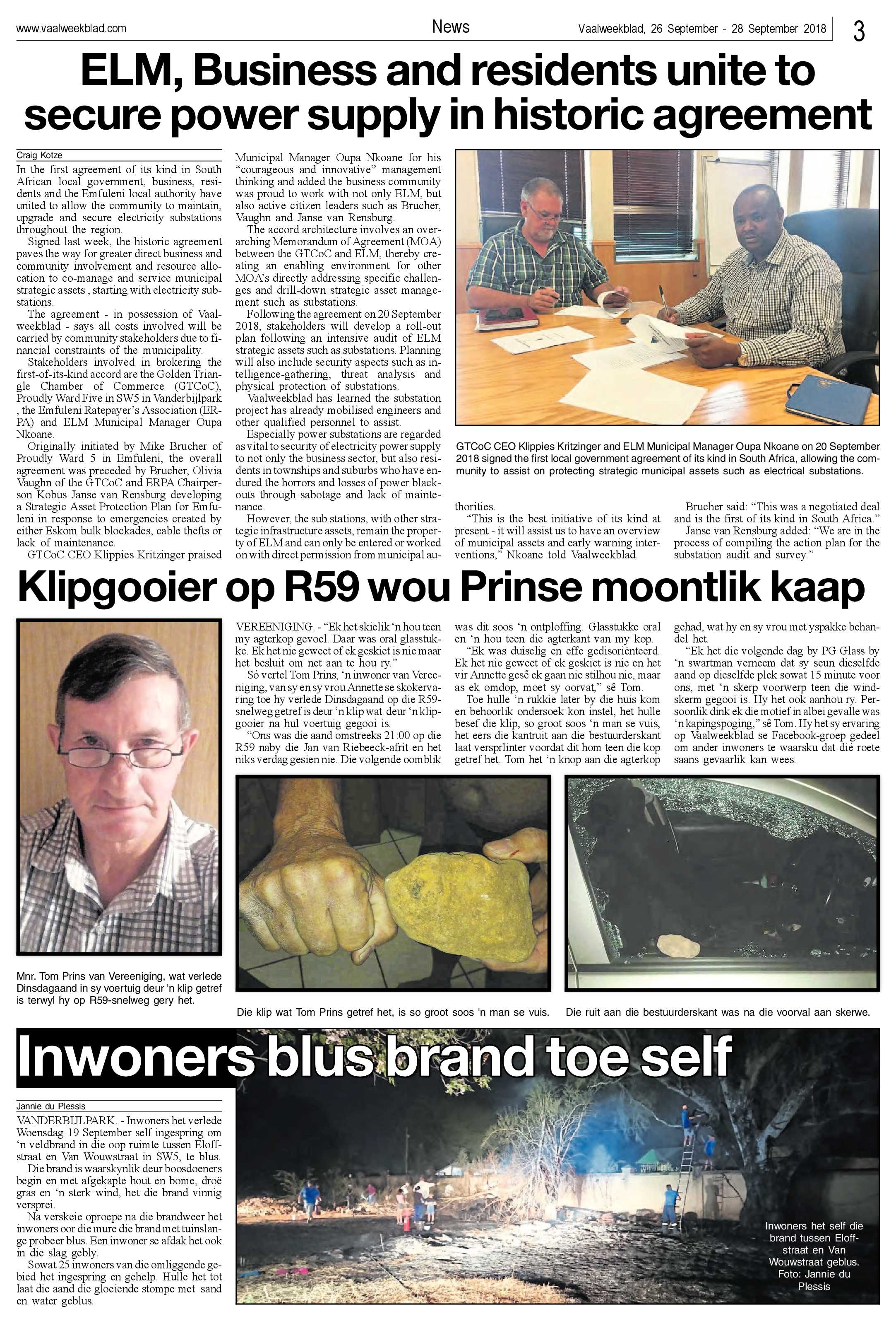Vaalweekblad 26 – 28 September 2018 page 3