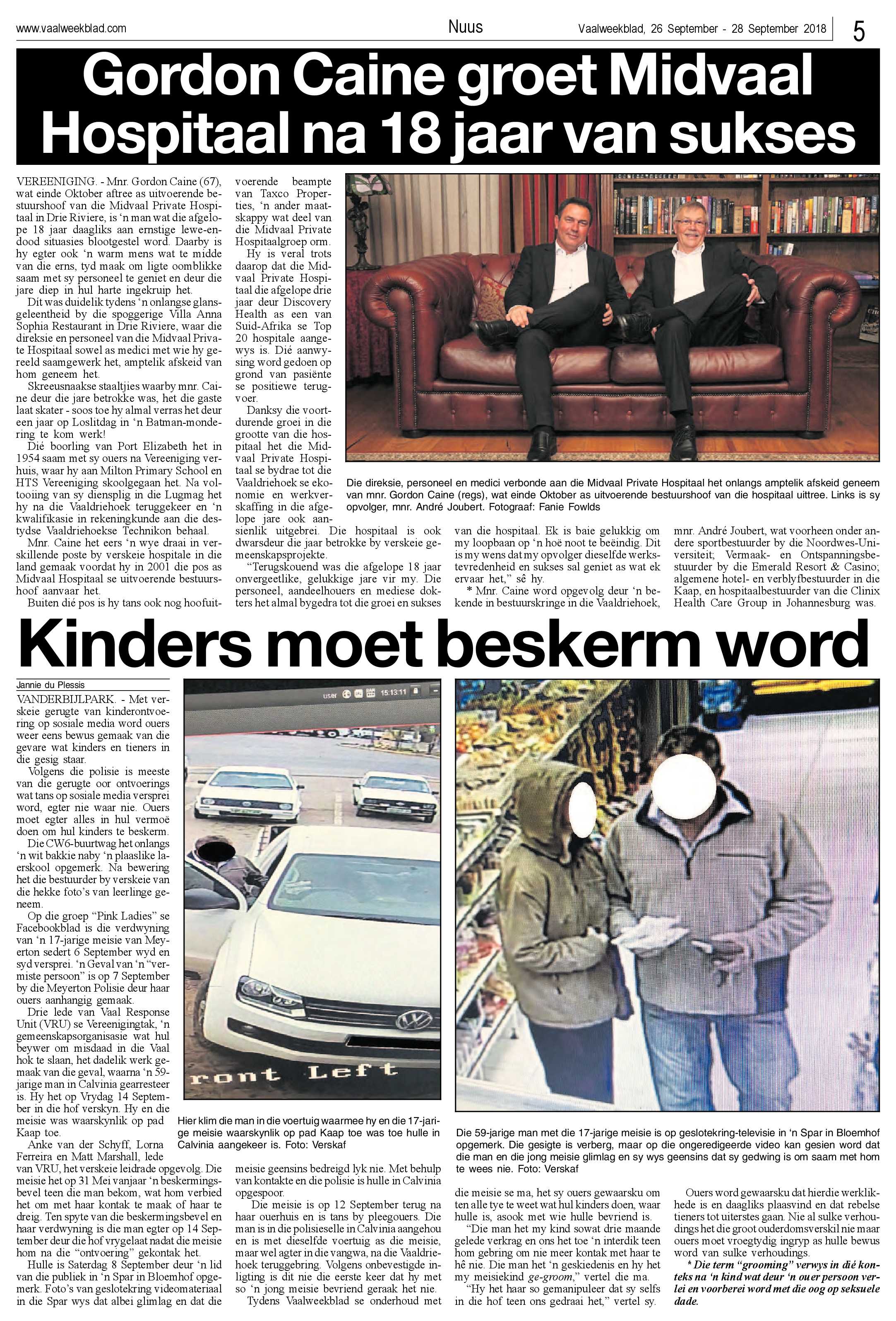 Vaalweekblad 26 – 28 September 2018 page 5
